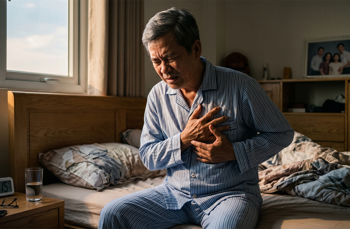 Đau tim dễ xảy ra vào buổi sáng: Bác sĩ cảnh báo khung giờ nguy hiểm - Ảnh 1.