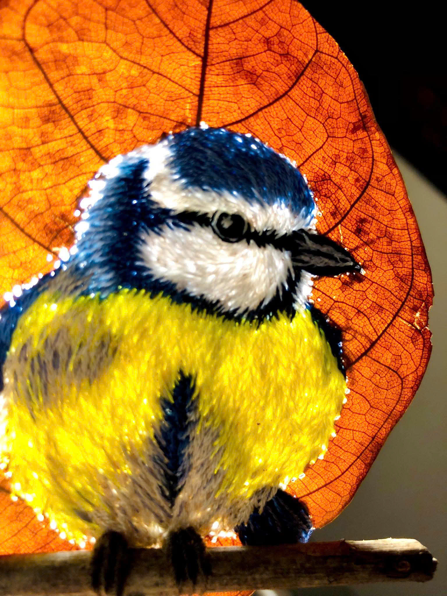 Cô gái biến lá mít khô thành tranh tiền triệu, khách hỏi mua ngay trong đêm - Ảnh 3.