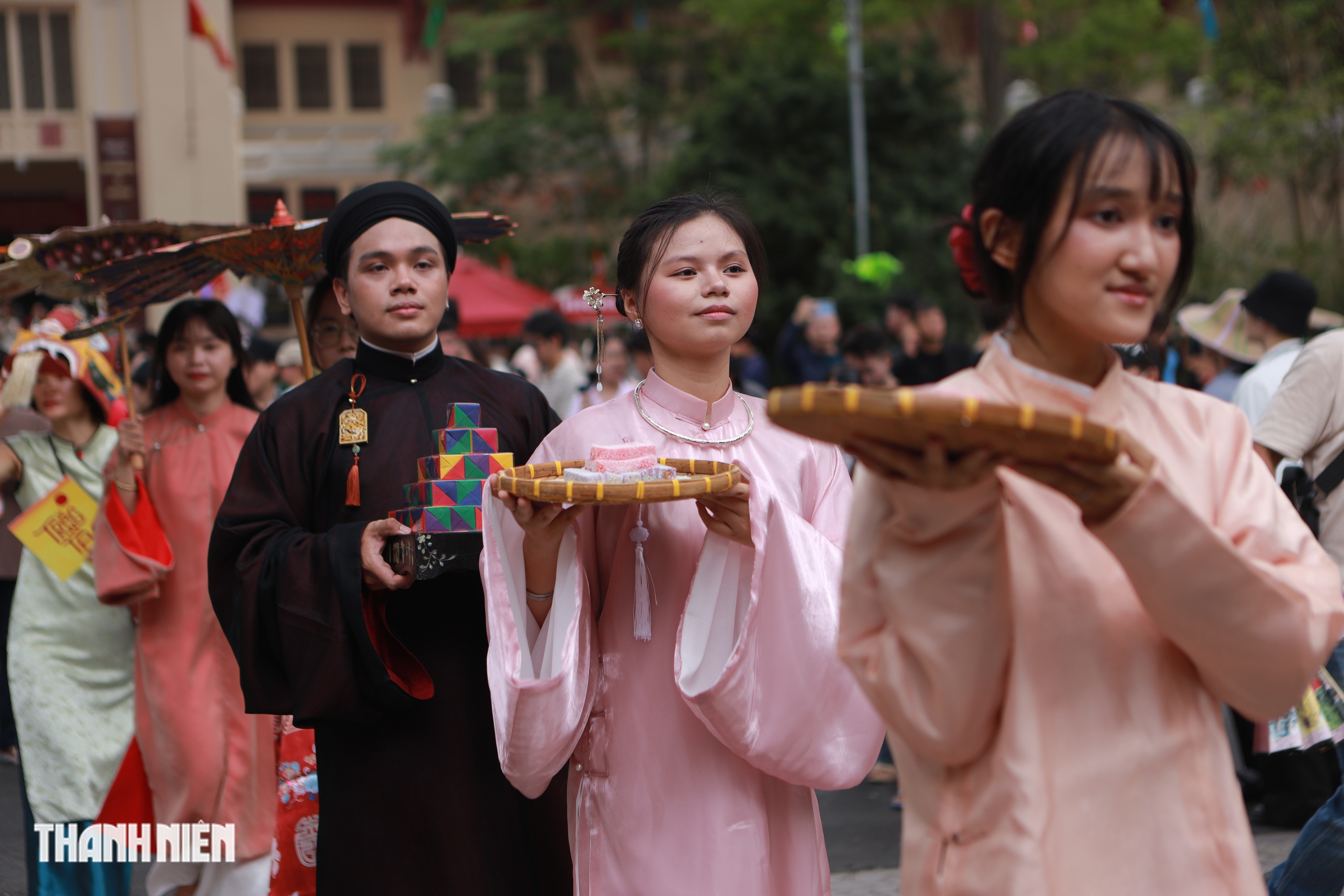 Giỗ tổ H&ugrave;ng Vương: 600 người diễu h&agrave;nh Việt phục trong Thảo Cầm Vi&ecirc;n S&agrave;i G&ograve;n - Ảnh 5.