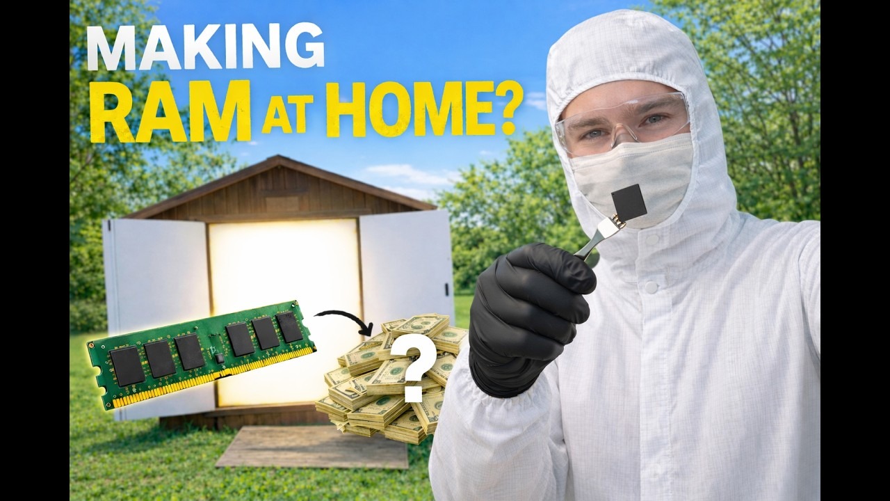 RAM tăng 'phi mã', YouTuber tự xây phòng thí nghiệm để đúc chip nhớ - Ảnh 1.