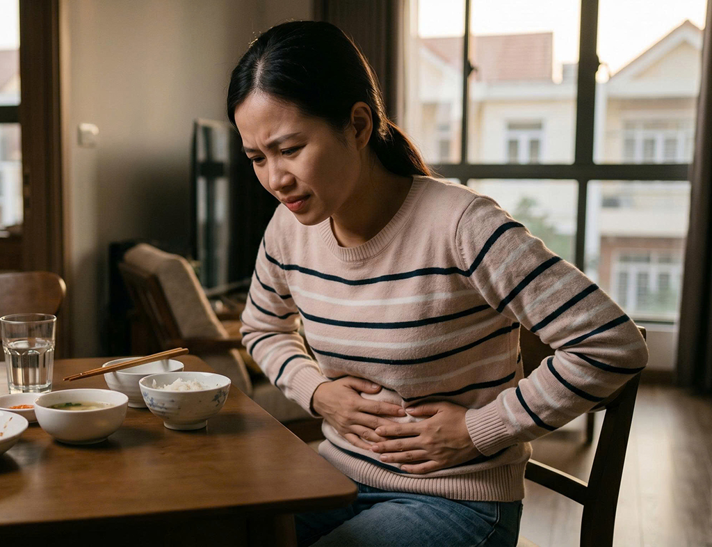 Nguyên nhân đau bụng dai dẳng sau bữa ăn - Ảnh 1.