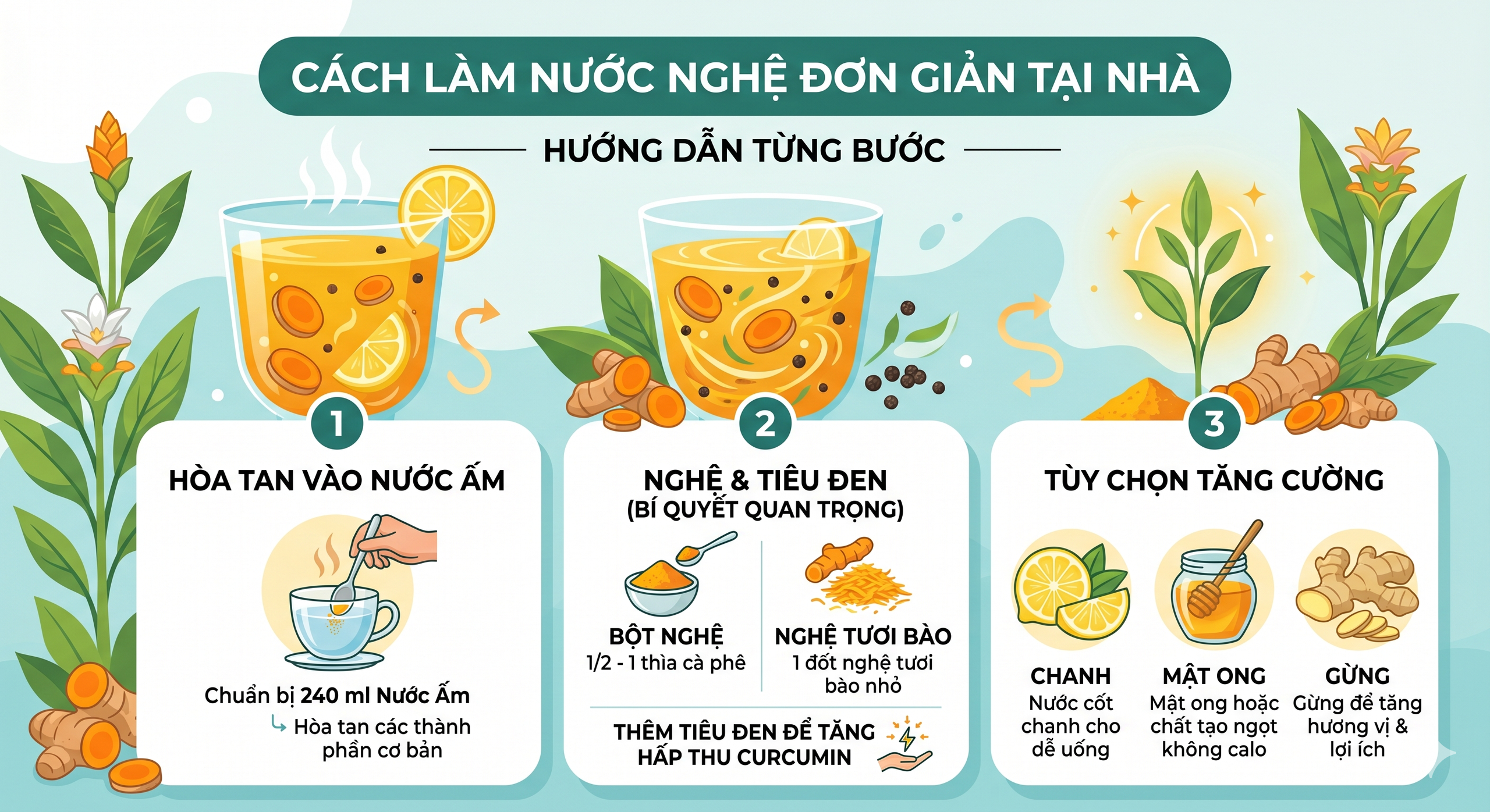 Thêm nước nghệ vào mỗi sáng: Cơ thể nhận được gì? - Ảnh 3.