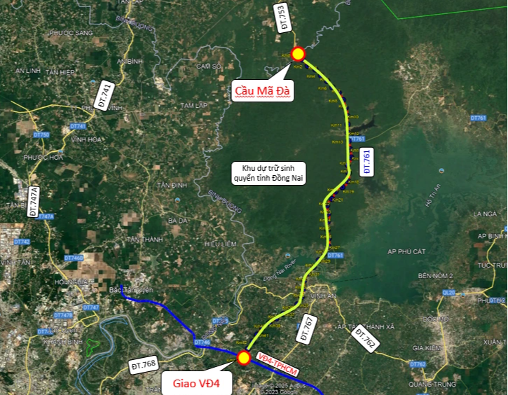 Đường kết nối Bình Phước cũ với Đồng Nai cũ sẽ có 8 xe  - Ảnh 1.