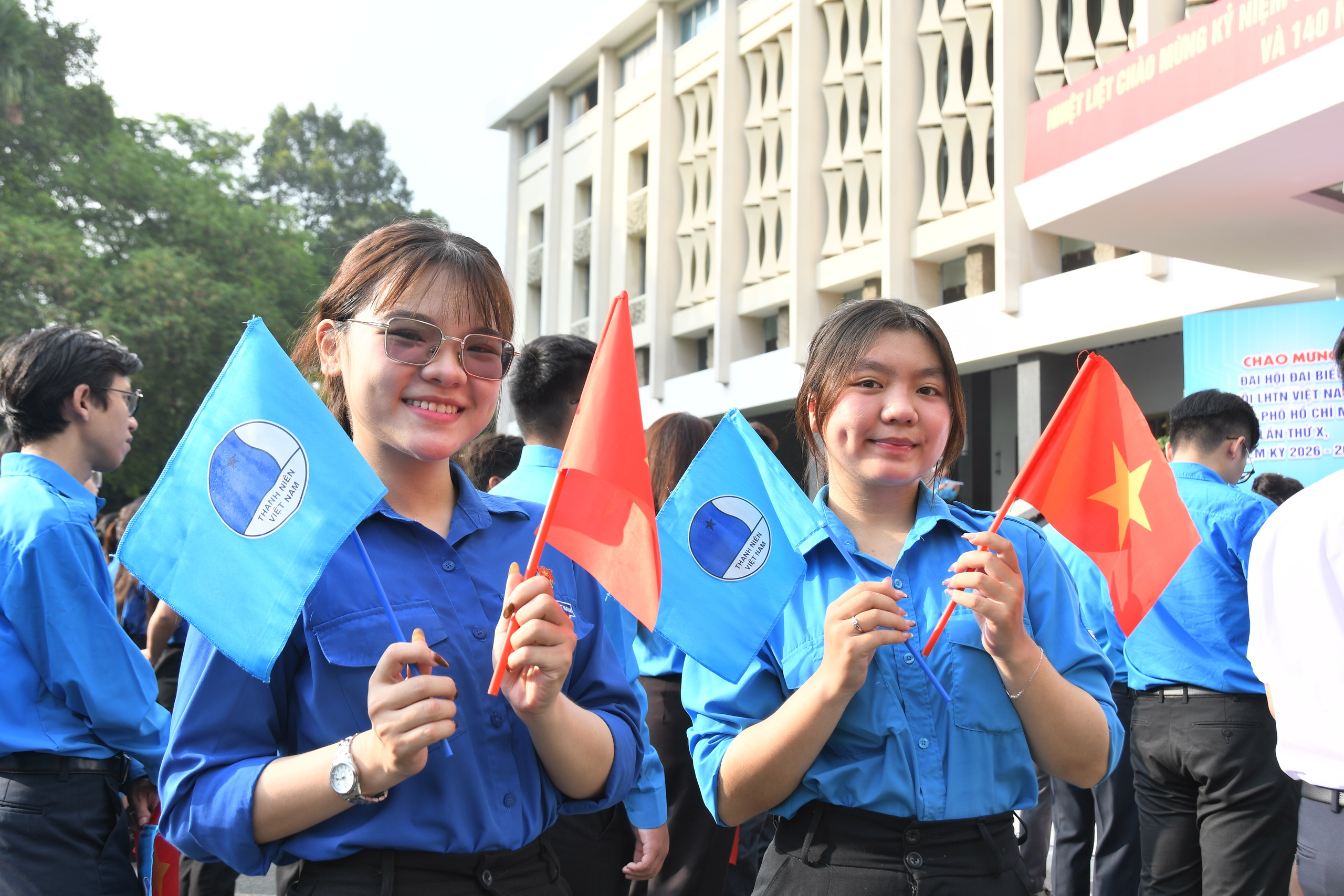 51 năm đất nước thống nhất: Lễ ch&agrave;o cờ đặc biệt tại Dinh Độc Lập  - Ảnh 11.