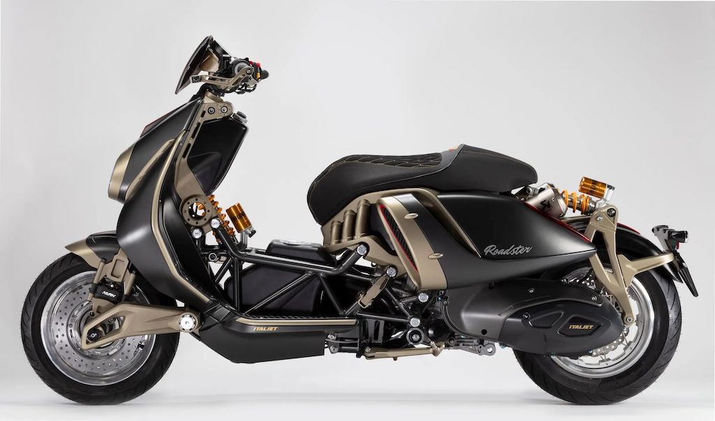 Xe tay ga Italjet Roadster 400 Limited giới hạn 777 chiếc rục rịch về Việt Nam - Ảnh 1.