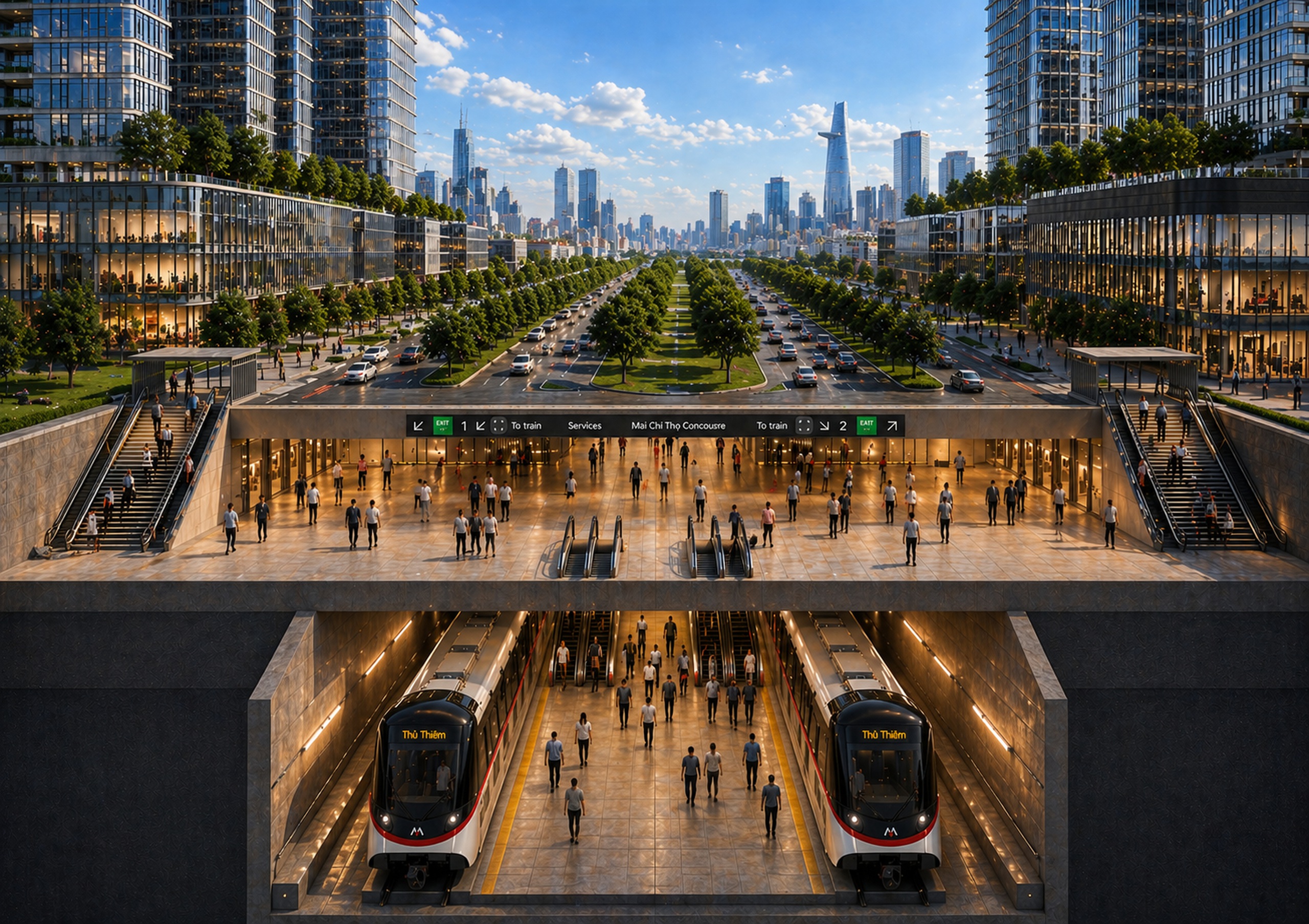 2 si&ecirc;u dự &aacute;n ở Thủ Thi&ecirc;m: Tập đo&agrave;n tư nh&acirc;n tham gia kiến tạo đ&ocirc; thị TP.HCM - Ảnh 3.