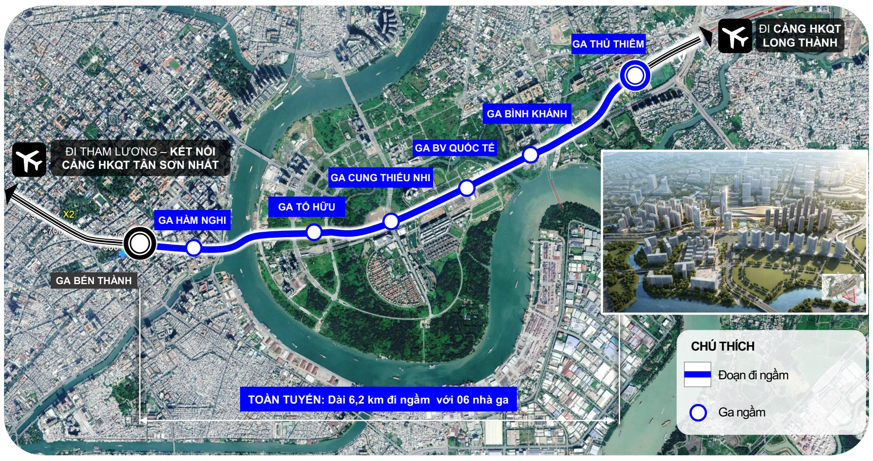 Metro Bến Thành - Thủ Thiêm sẽ dùng 'quái thú' khoan hầm vượt sông Sài Gòn- Ảnh 2.