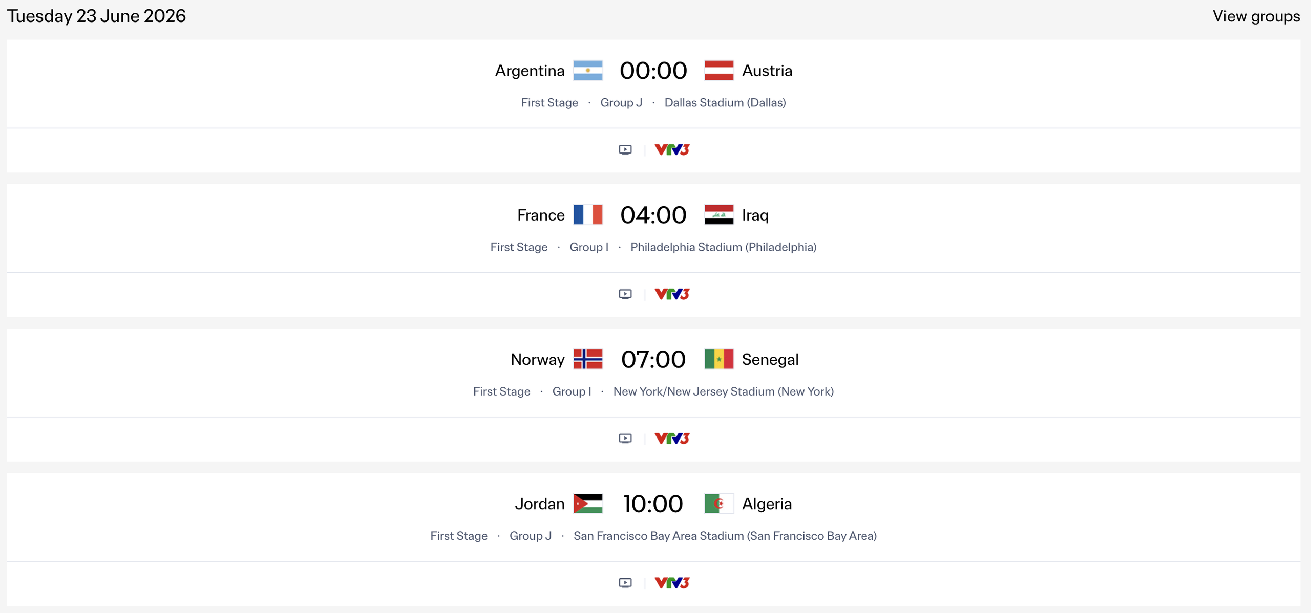 N&oacute;ng: Lịch thi đấu World Cup 2026 mới nhất ng&agrave;y giờ Việt Nam, FIFA tuy&ecirc;n bố VTV đ&atilde; c&oacute; bản quyền- Ảnh 12.