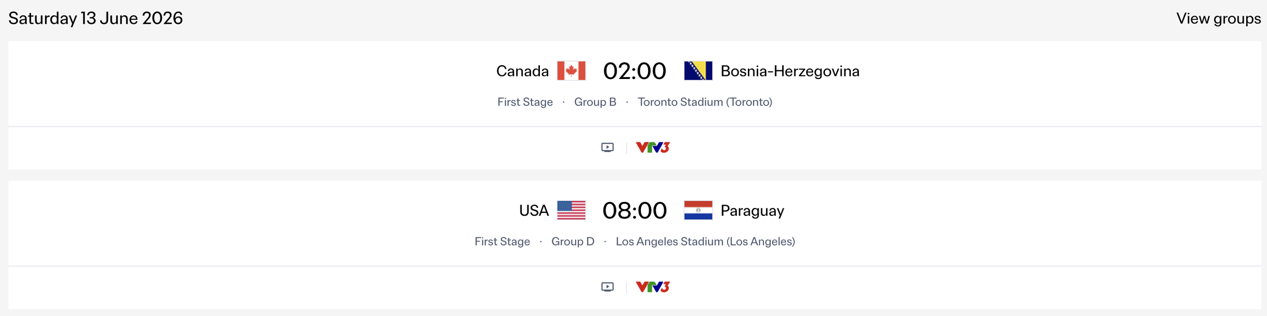 N&oacute;ng: Lịch thi đấu World Cup 2026 mới nhất ng&agrave;y giờ Việt Nam, FIFA tuy&ecirc;n bố VTV đ&atilde; c&oacute; bản quyền- Ảnh 2.