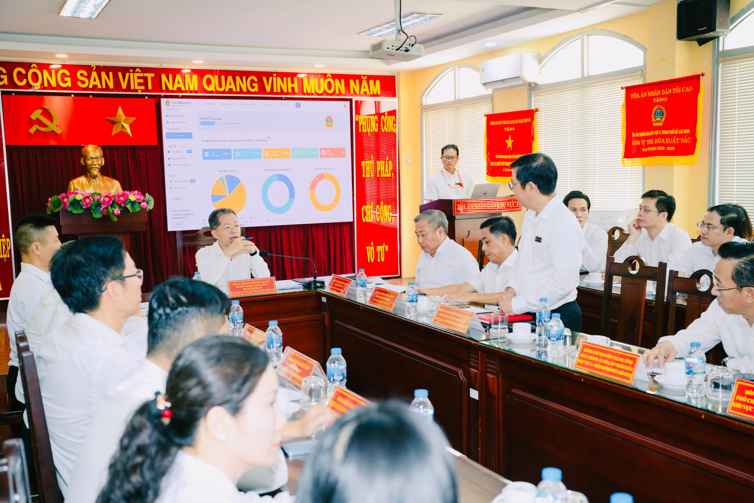Chánh án TAND tối cao: Từ 1.5, tòa án tại TP.HCM đồng bộ làm 'sạch' dữ liệu - Ảnh 3.