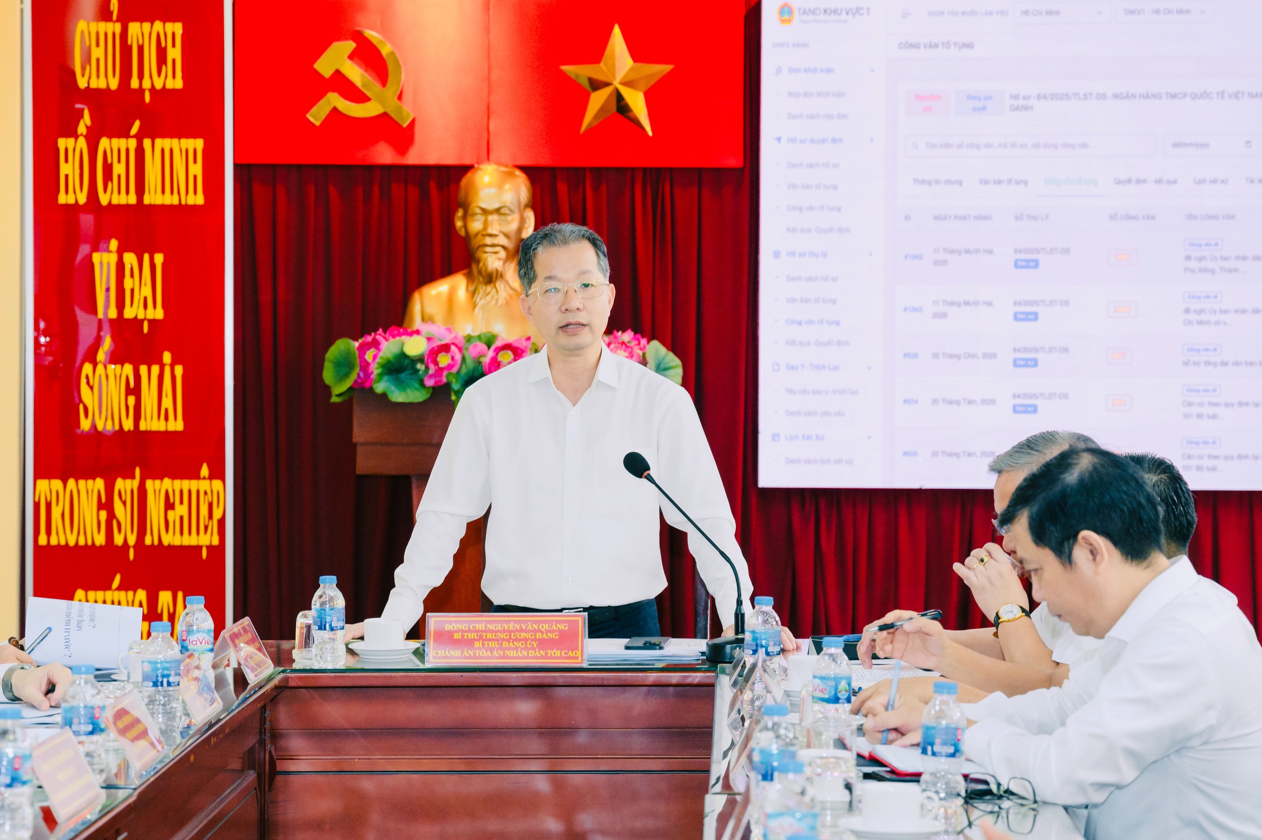 Chánh án TAND tối cao: Từ 1.5, tòa án tại TP.HCM đồng bộ làm 'sạch' dữ liệu - Ảnh 4.