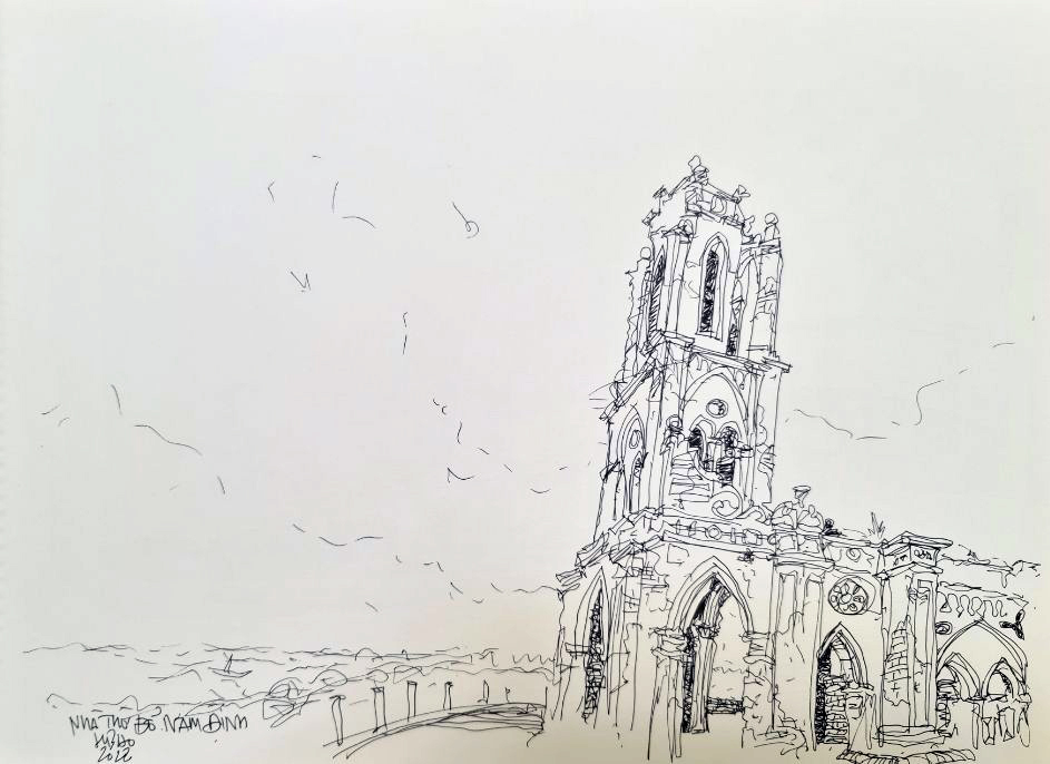 K&yacute; họa của KTS Bùi Hoàng Bảo