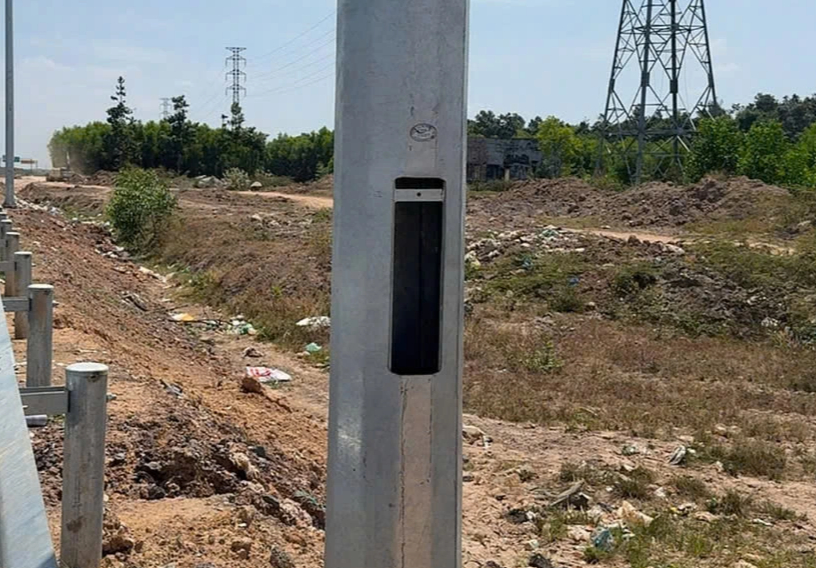 Cao tốc Biên Hòa - Vũng Tàu bị trộm cáp điện chiếu sáng- Ảnh 2.