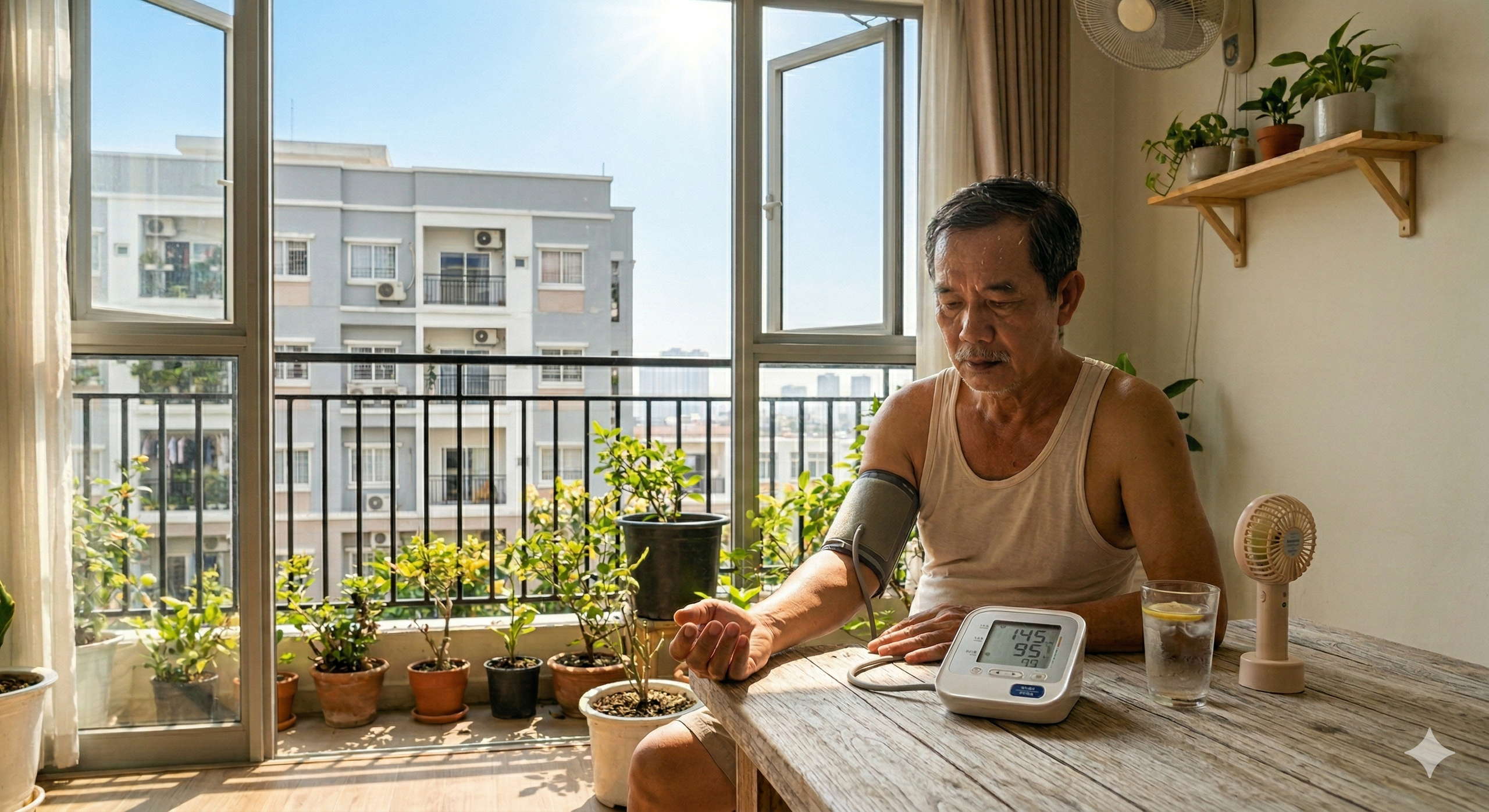 Nắng nóng có thể đẩy huyết áp lên ngưỡng nguy hiểm, bạn có biết? 19 Nắng nóng có thể đẩy huyết áp lên ngưỡng nguy hiểm, bạn có biết? - Ảnh 1.