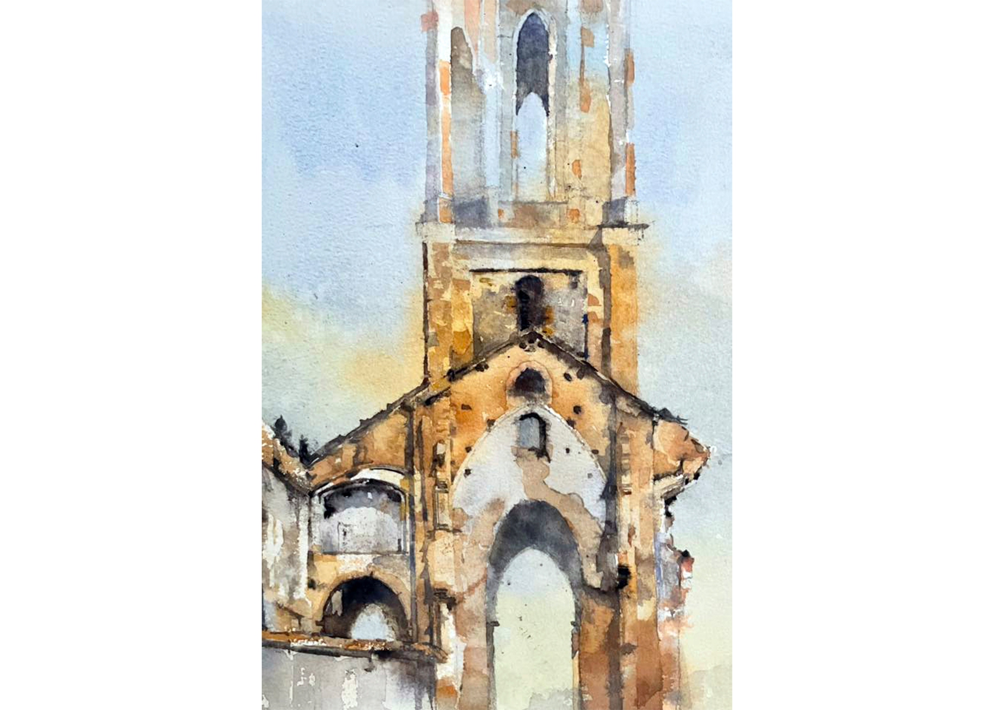 Phế t&iacute;ch nh&agrave; thờ trăm tuổi tại l&agrave;ng ch&agrave;i đ&atilde; bị biển 'nuốt chửng'- Ảnh 2.