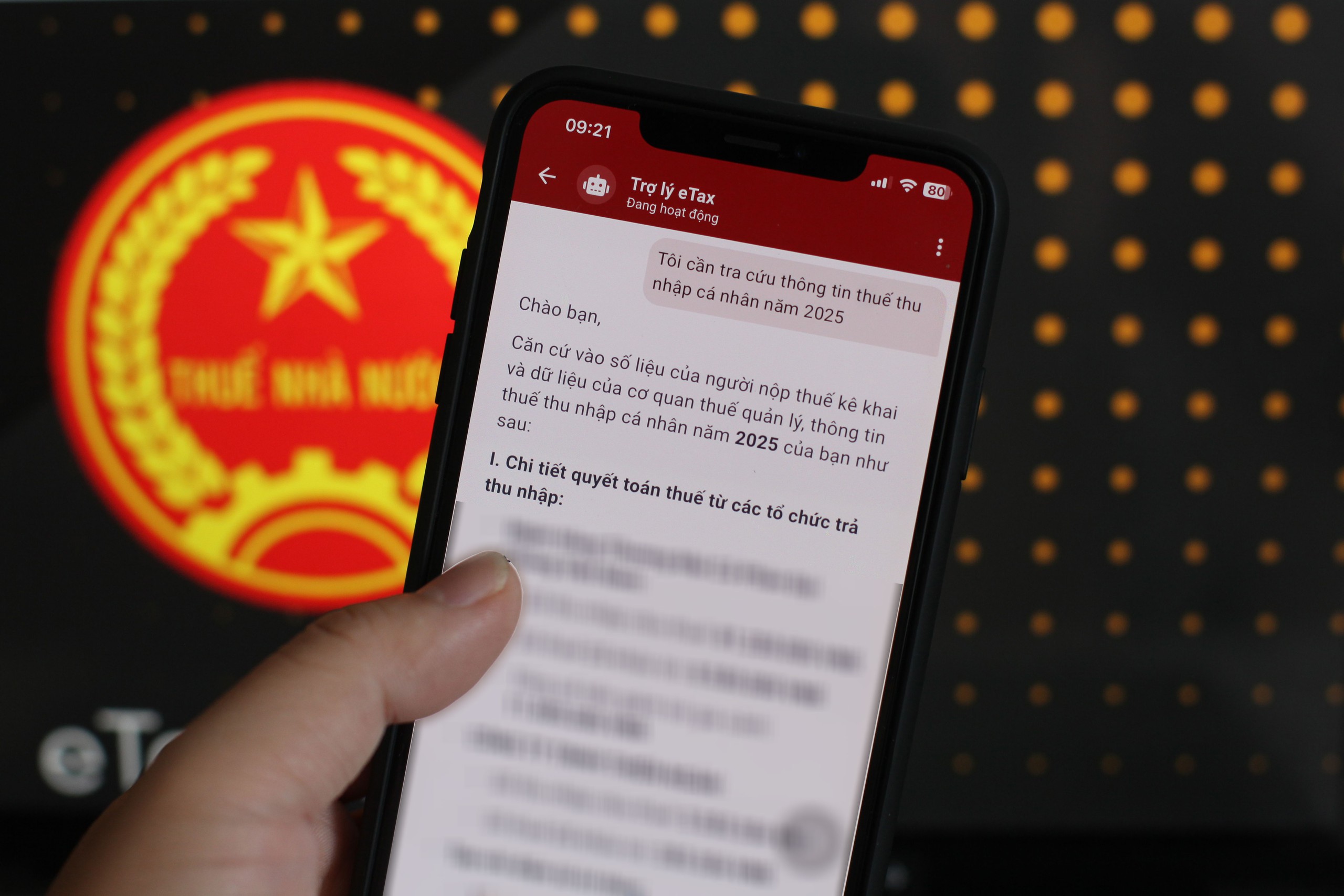 Cách tra cứu quyết toán thuế từ eTaxMobile khi ứng dụng báo 'Không tìm thấy thông tin' - Ảnh 2.