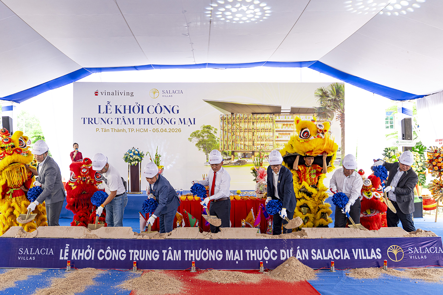 Vinaliving khởi công xây dựng trung tâm thương mại thuộc dự án Salacia Villas - Ảnh 1.