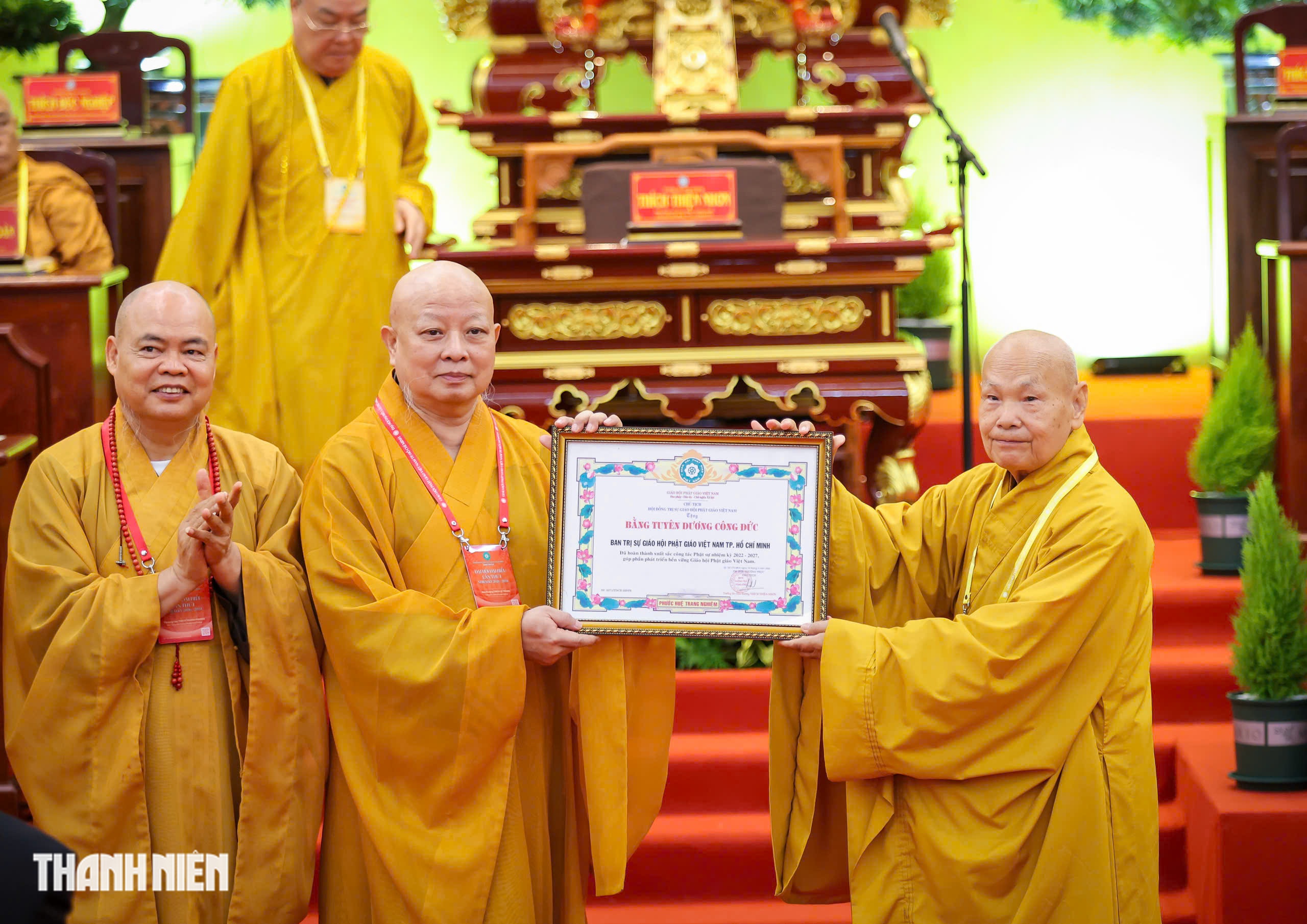 H&ograve;a thượng Th&iacute;ch Lệ Trang l&agrave;m Trưởng ban Trị sự Gi&aacute;o hội Phật gi&aacute;o Việt Nam TP.HCM - Ảnh 14.