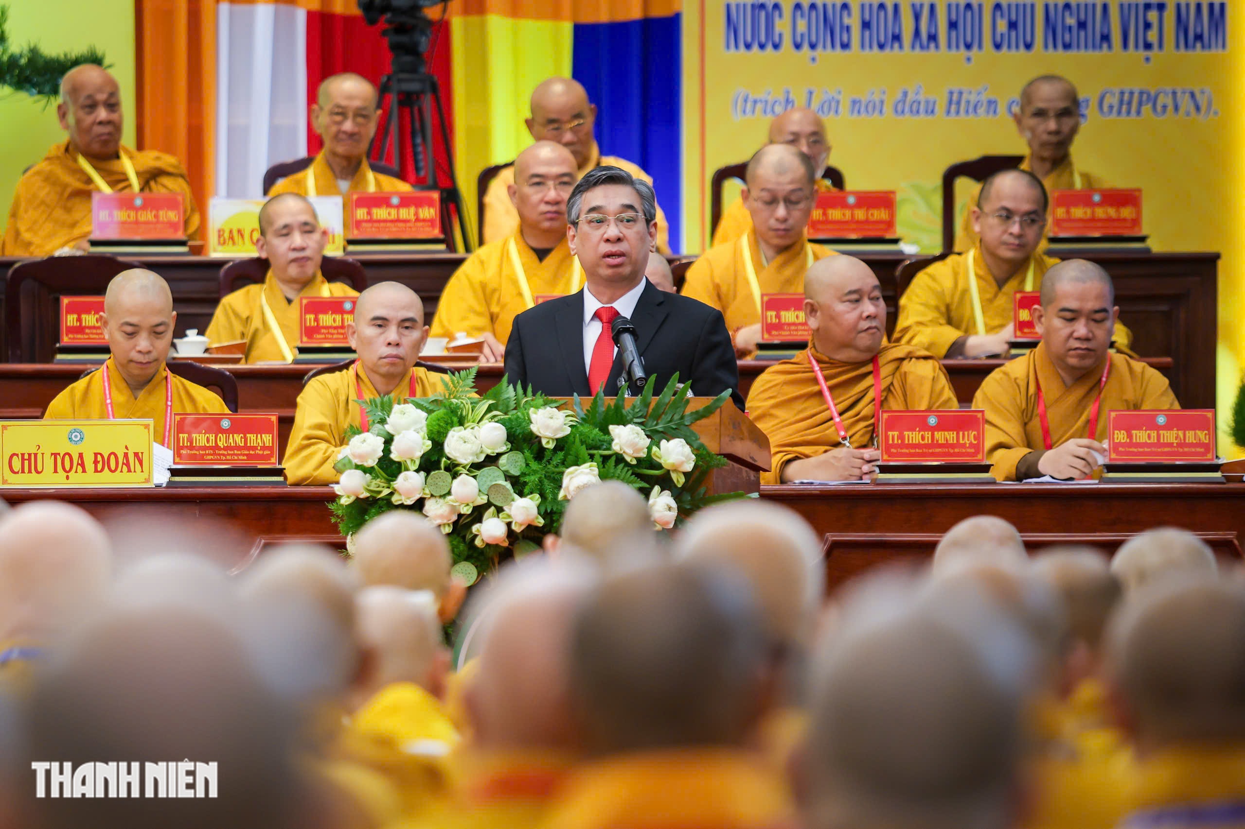 H&ograve;a thượng Th&iacute;ch Lệ Trang l&agrave;m Trưởng ban Trị sự Gi&aacute;o hội Phật gi&aacute;o Việt Nam TP.HCM - Ảnh 3.