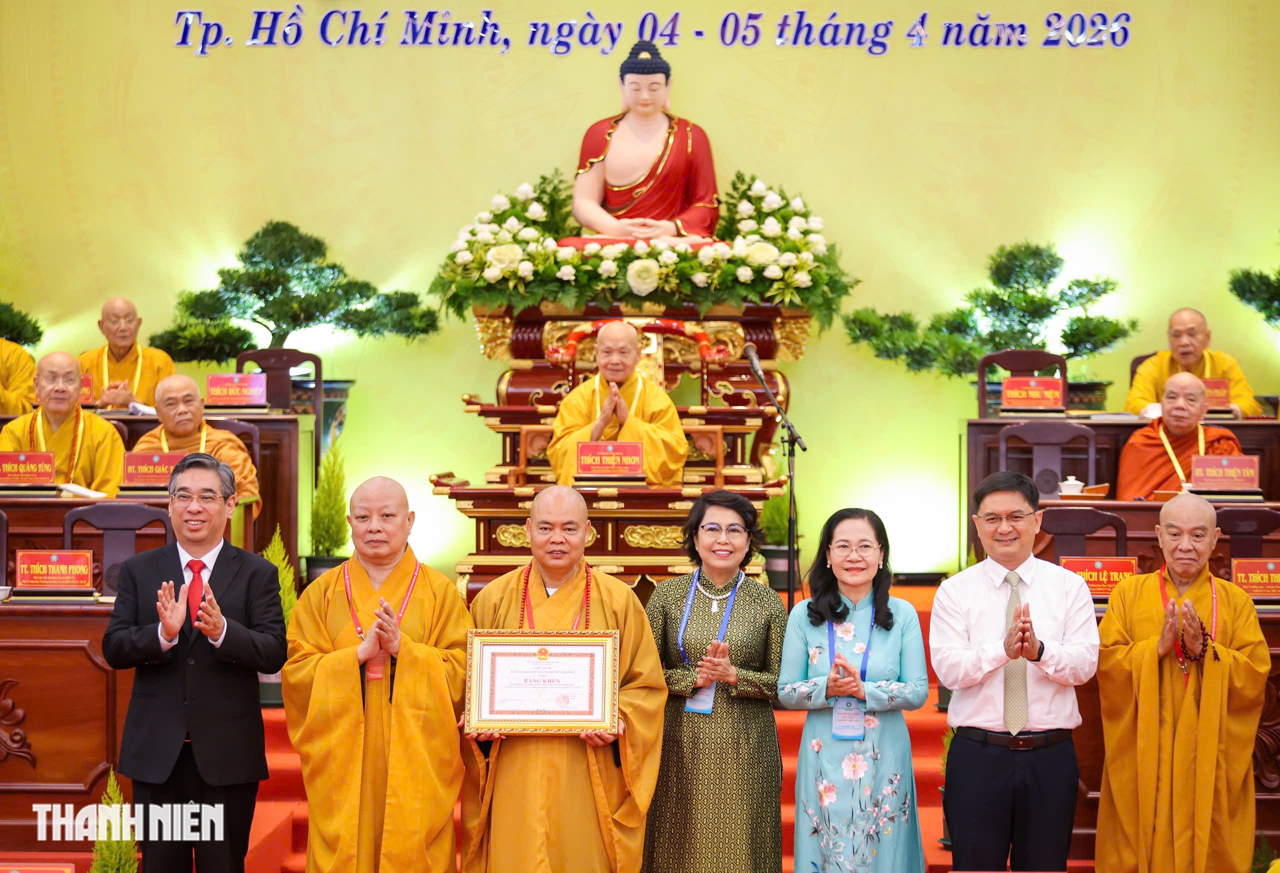 H&ograve;a thượng Th&iacute;ch Lệ Trang l&agrave;m Trưởng ban Trị sự Gi&aacute;o hội Phật gi&aacute;o Việt Nam TP.HCM - Ảnh 15.