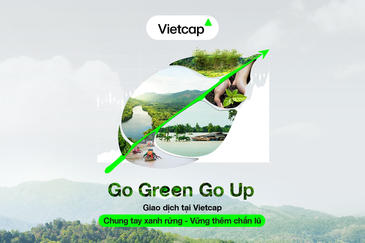 Go Green Go Up: Mỗi giao dịch tại Vietcap đều góp phần ‘xanh rừng, chắn lũ’ - Ảnh 1.
