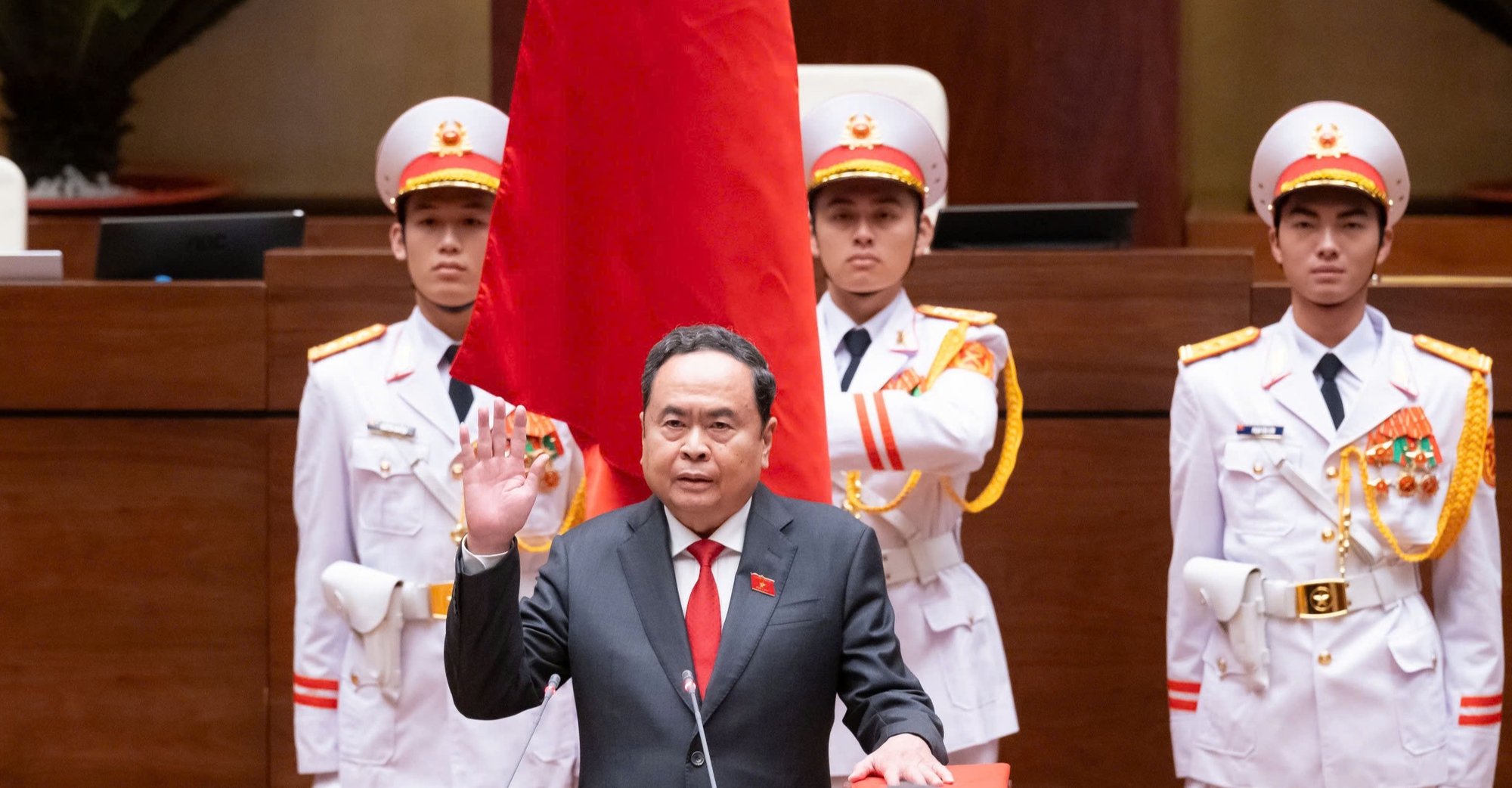 Ph&aacute;t biểu nhậm chức của Chủ tịch Quốc hội Trần Thanh Mẫn- Ảnh 3.