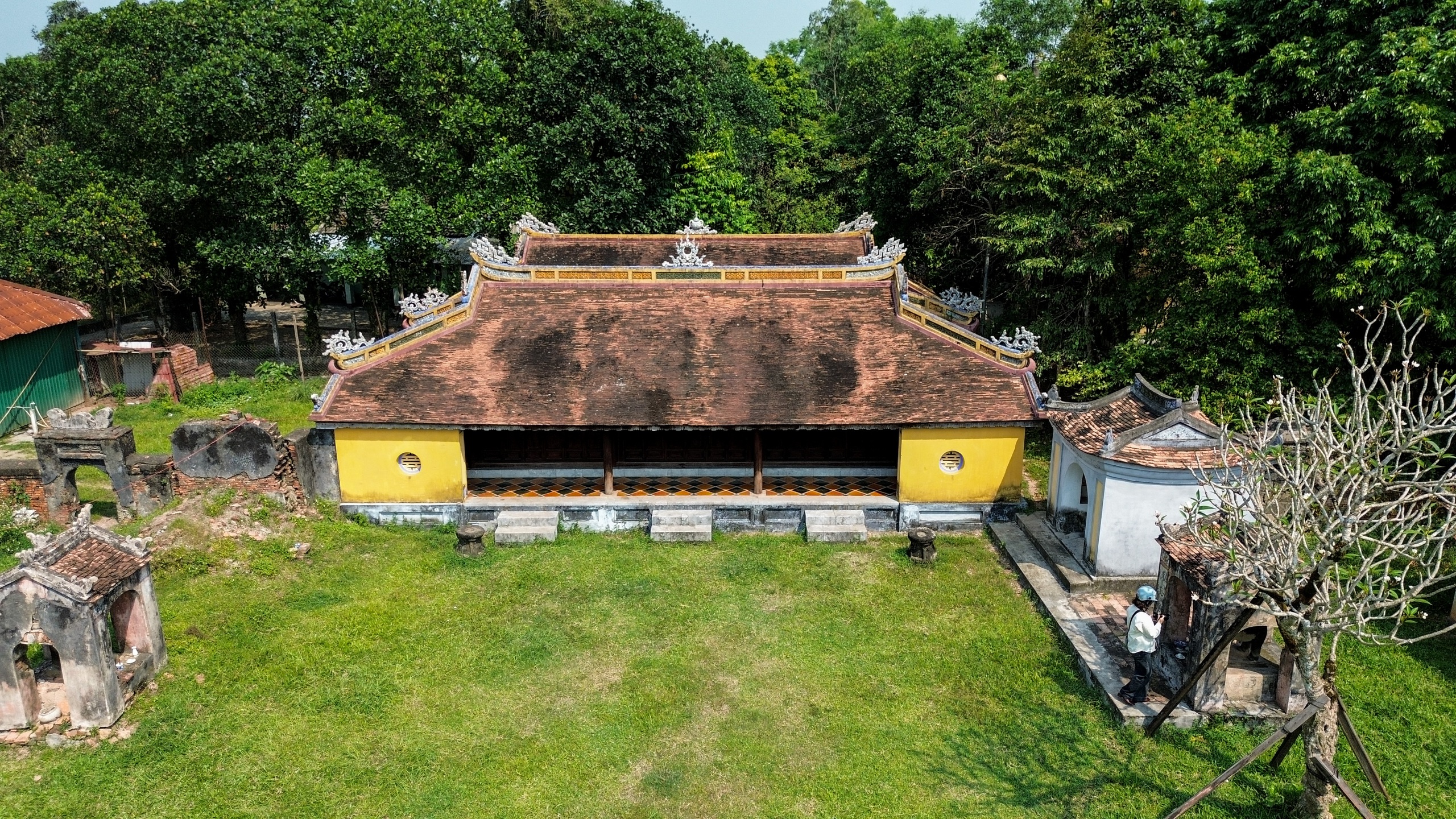 Di t&iacute;ch điện Voi R&eacute;, nơi thờ voi chiến triều Nguyễn, đang xuống cấp- Ảnh 3.