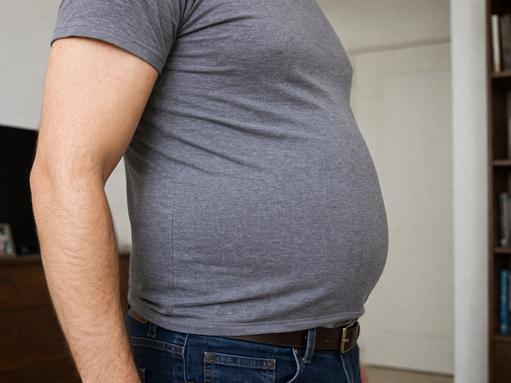 Người ốm vẫn nhiều mỡ bụng: 5 lý do ít ai ngờ - Ảnh 1.