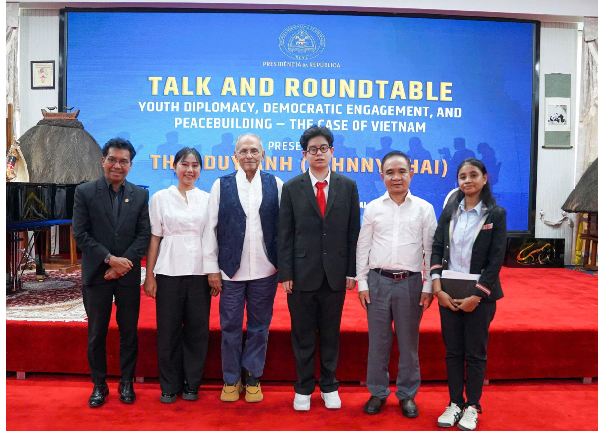 Nam sinh 14 tuổi được Tổng thống Timor-Leste mời thăm, đặt mục tiêu vào Học viện Ngoại giao 