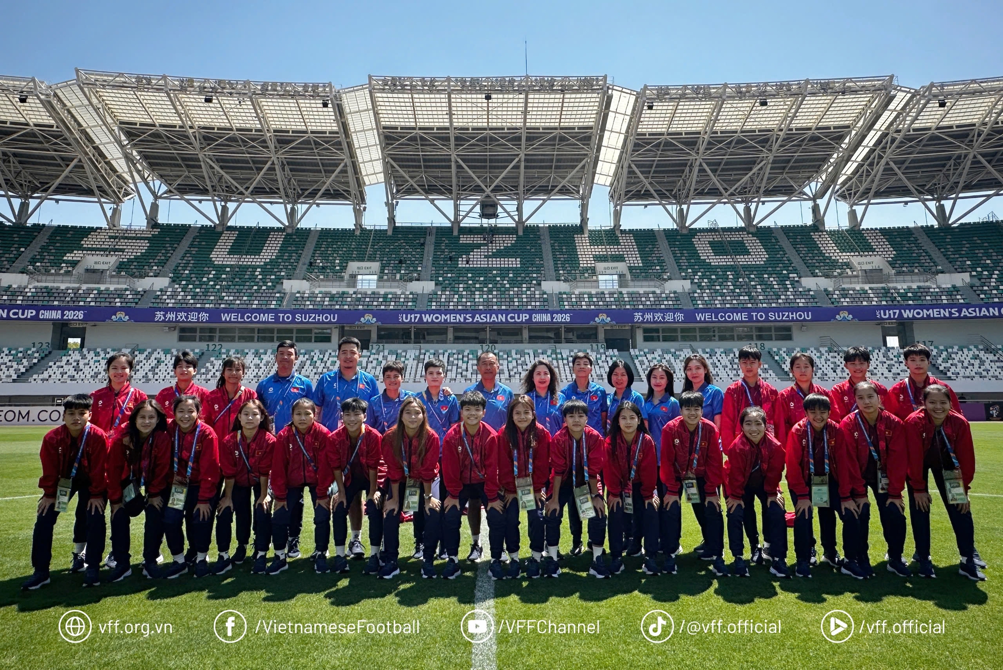 U.17 nữ Việt Nam đặt quyết t&acirc;m v&agrave;o b&aacute;n kết ch&acirc;u &Aacute;, gi&agrave;nh v&eacute; World Cup: Phải đ&aacute;nh bại &Uacute;c- Ảnh 1.