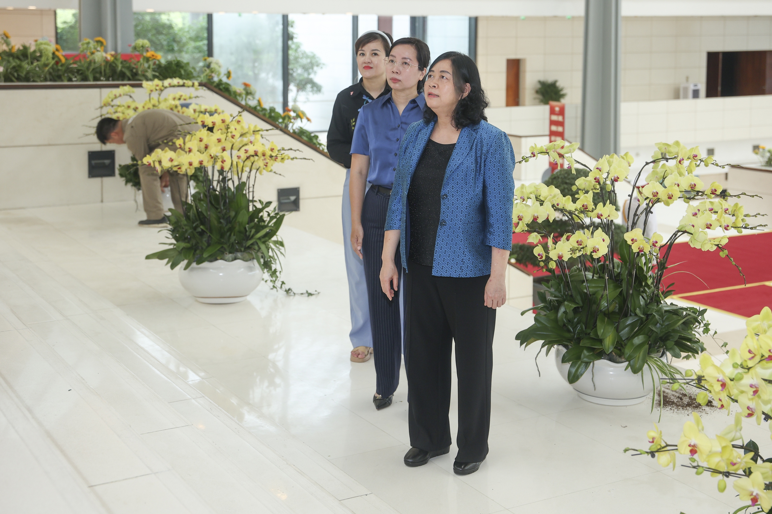 Chủ tịch Ủy ban T.Ư MTTQ Việt Nam kiểm tra c&ocirc;ng t&aacute;c chuẩn bị Đại hội XI - Ảnh 8.
