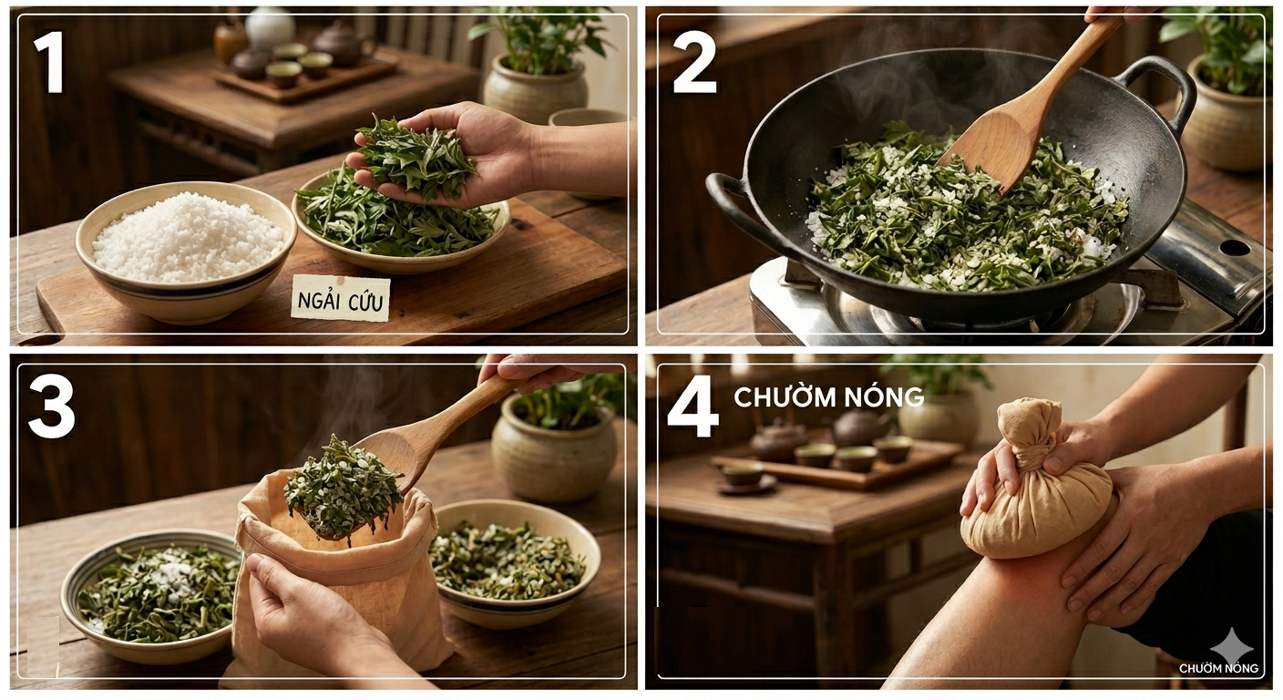 Bác sĩ: 7 bài thuốc từ ngải cứu giúp giảm đau đầu, trị đau xương khớp - Ảnh 1.