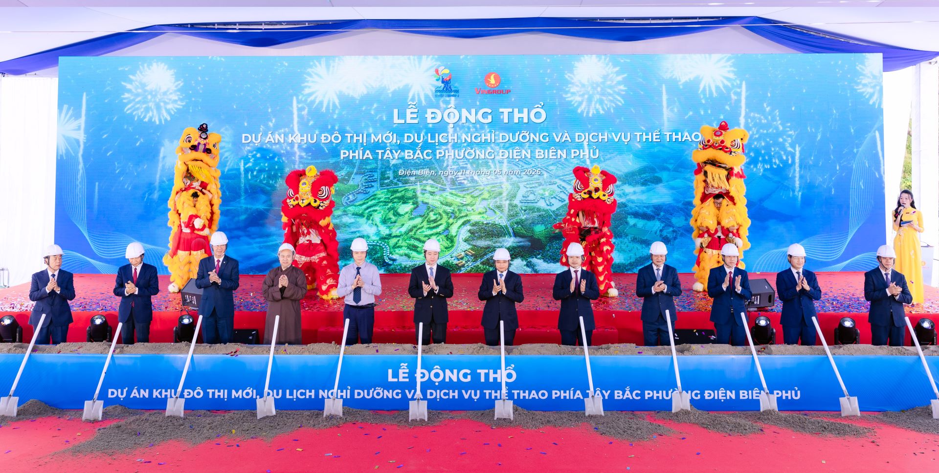 Vingroup động thổ đại đô thị lớn nhất Điện Biên - Ảnh 1.