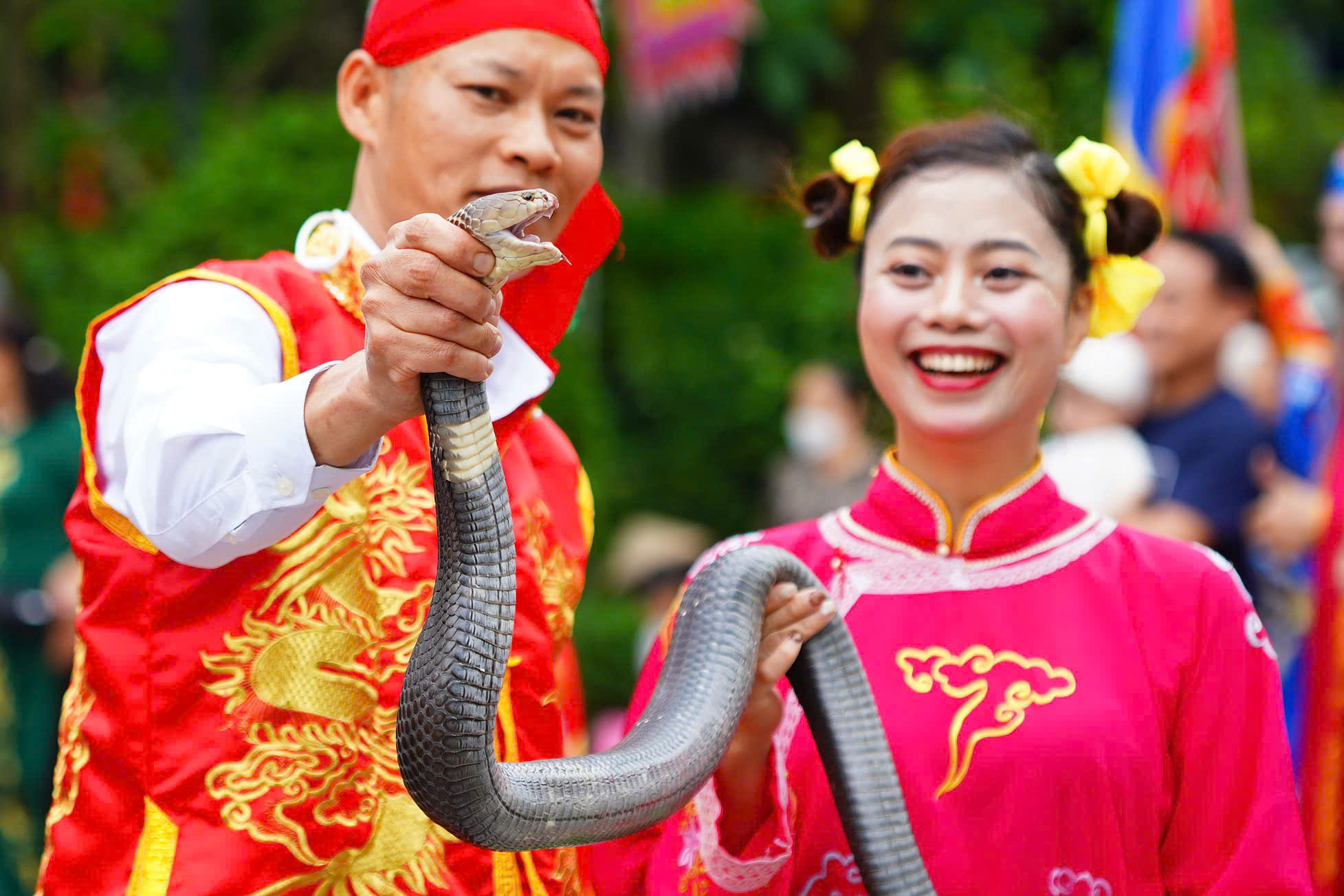 Người đ&agrave;n &ocirc;ng 'm&uacute;a rắn' giữa H&agrave; Nội: 'Rắn hung dữ nhất gặp t&ocirc;i cũng th&agrave;nh th&uacute; cưng&rsquo;- Ảnh 6.