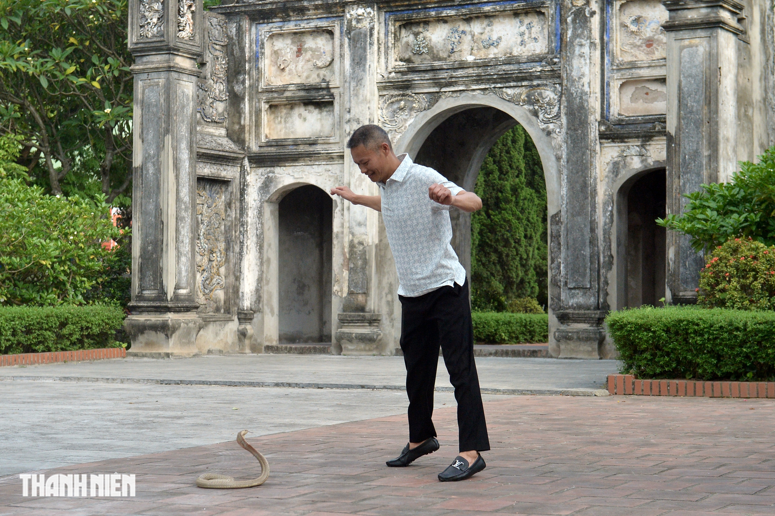 Người đ&agrave;n &ocirc;ng 'm&uacute;a rắn' giữa H&agrave; Nội: 'Rắn hung dữ nhất gặp t&ocirc;i cũng th&agrave;nh th&uacute; cưng&rsquo;- Ảnh 9.