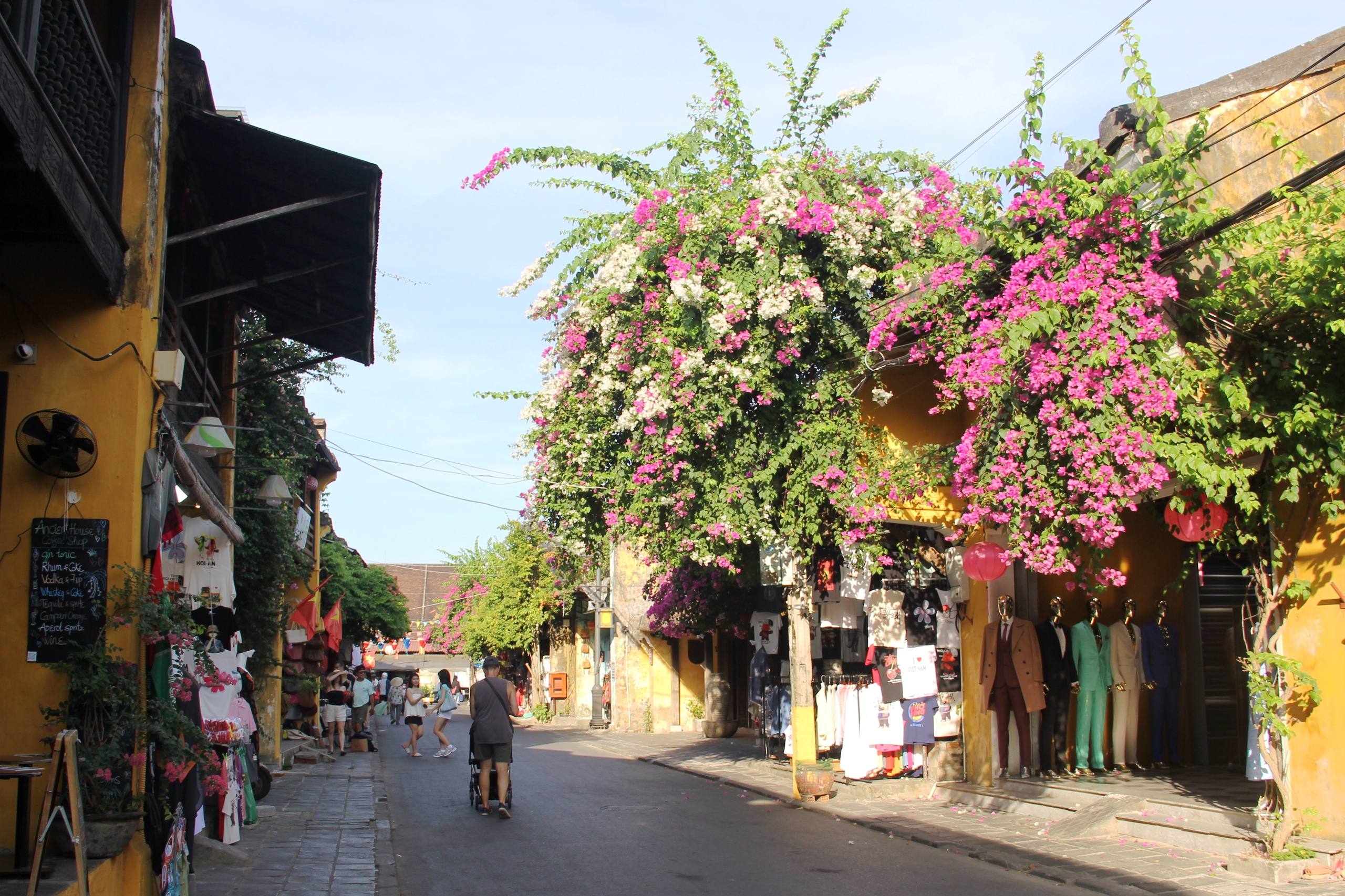 Hoa giấy nhuộm rực phố cổ Hội An, giới trẻ mê mẩn check-in mùa hè- Ảnh 11.