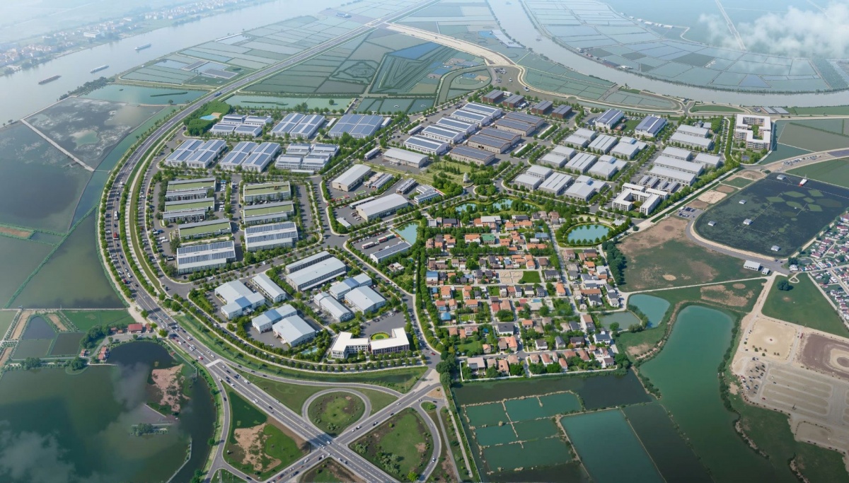 Khởi công khu công nghiệp kết nối 5 loại hình giao thông - Ảnh 3.