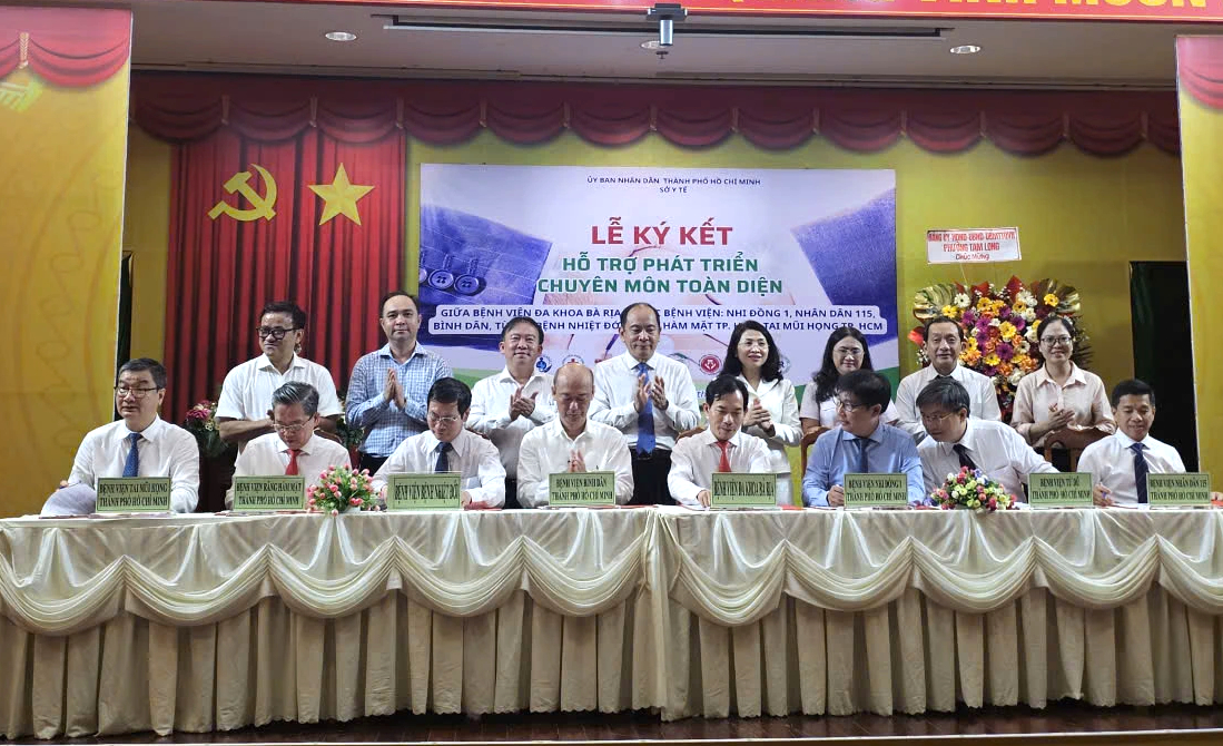 Bệnh viện đa khoa Bà Rịa được 7 bệnh viện hỗ trợ phát triển chuyên môn- Ảnh 1.
