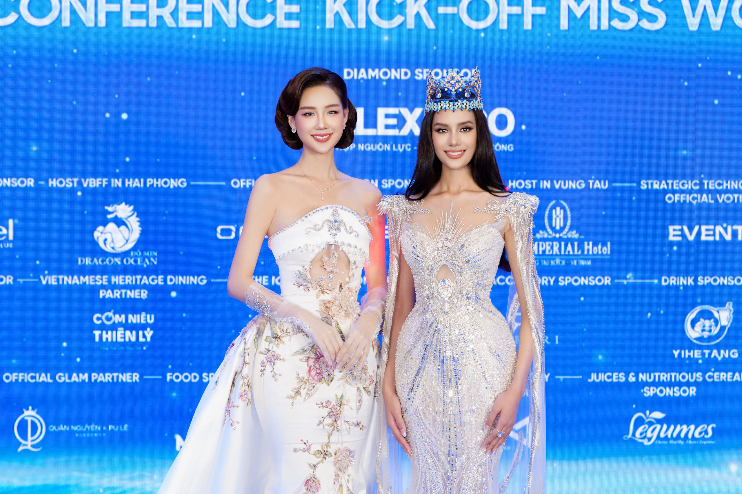 Đương kim Hoa hậu Thế giới 'đọ sắc' Trần Tiểu Vy, Lương Thùy Linh - Ảnh 6.