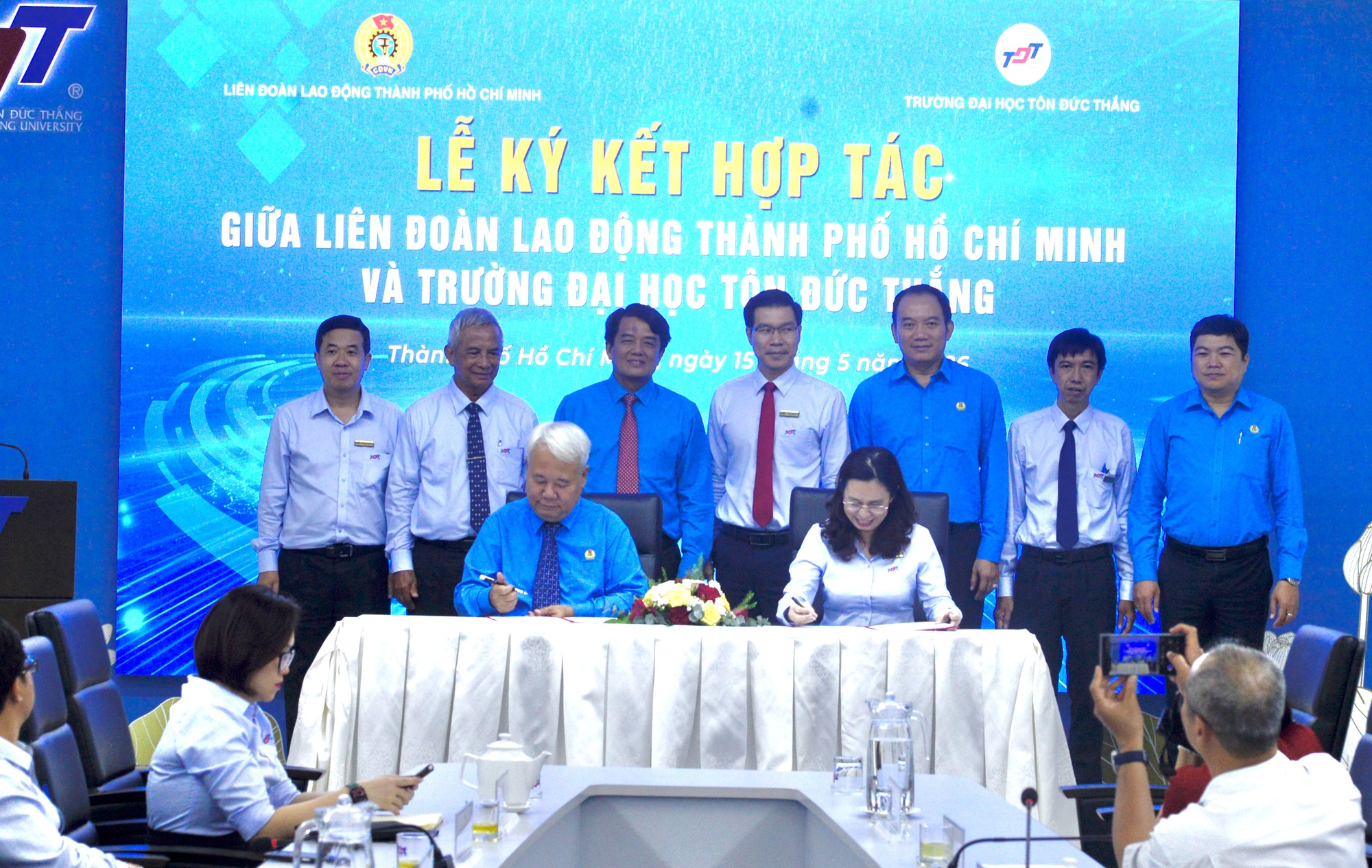 LĐLĐ TP.HCM hợp tác với trường đại học Tôn Đức Thắng: Công nhân được hưởng lợi gì?- Ảnh 1.