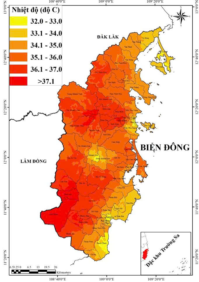 Nắng nóng tại Khánh Hòa, có nơi gần 39 độ C- Ảnh 1.