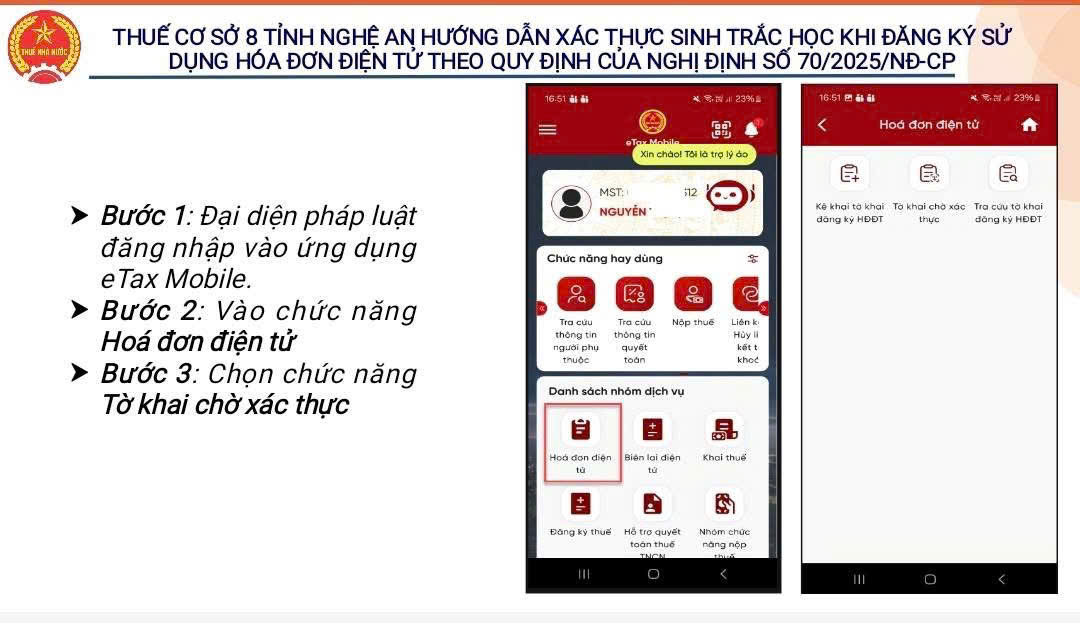 4 bước xác thực sinh trắc học với chủ hộ kinh doanh trên eTax Mobile - Ảnh 2.