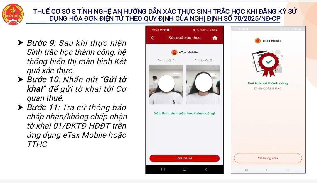 4 bước xác thực sinh trắc học với chủ hộ kinh doanh trên eTax Mobile - Ảnh 6.