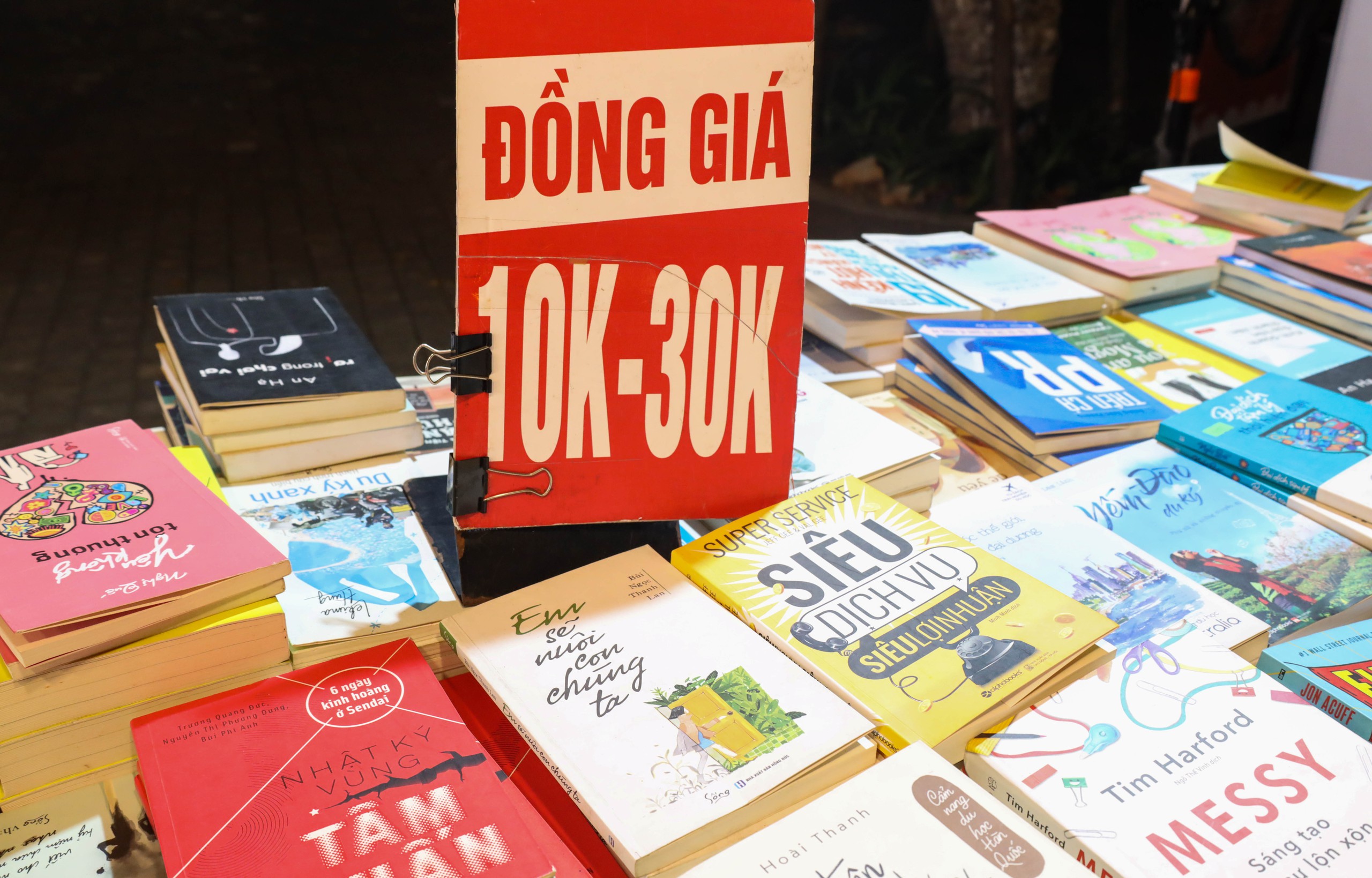 Đà Nẵng mở hội sách bên sông Hàn, người dân háo hức 'săn' sách hay giá rẻ- Ảnh 4.
