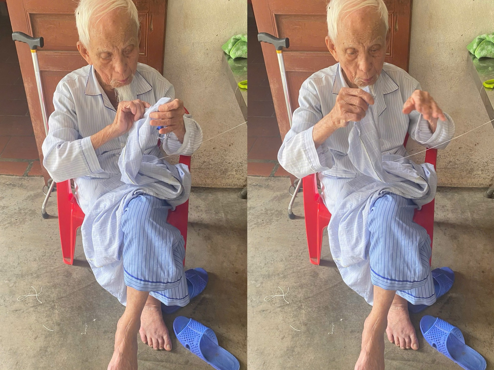101 tuổi vẫn minh mẫn, cụ ông khiến nhiều người ngưỡng mộ - Ảnh 1. 101 tuổi vẫn minh mẫn, cụ ông khiến nhiều người ngưỡng mộ - Ảnh 1.
