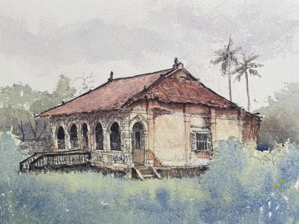 ký họa của Trần Hữu Thảo