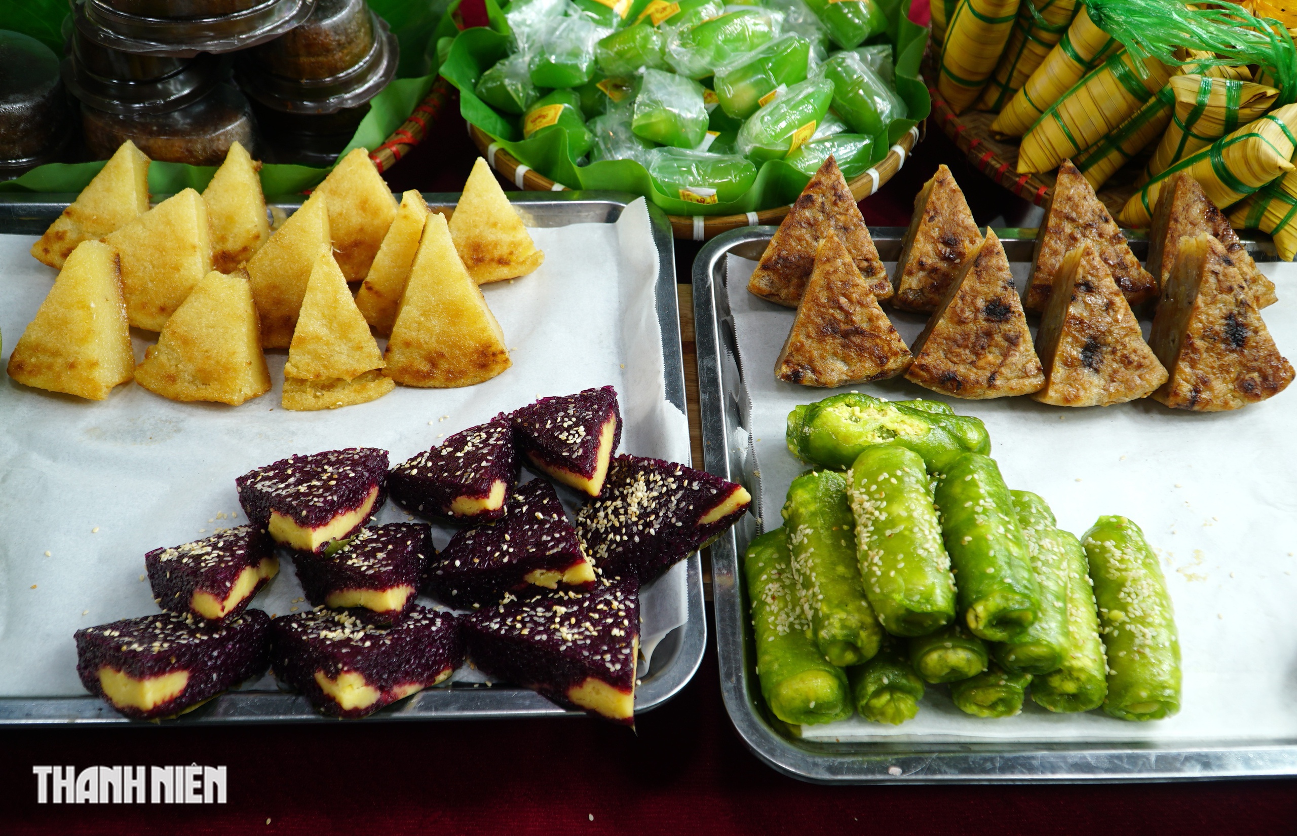 Lễ hội ẩm thực ở chợ trăm tuổi Bình Tây: Nhiều loại bánh miền Tây bắt mắt - Ảnh 4.