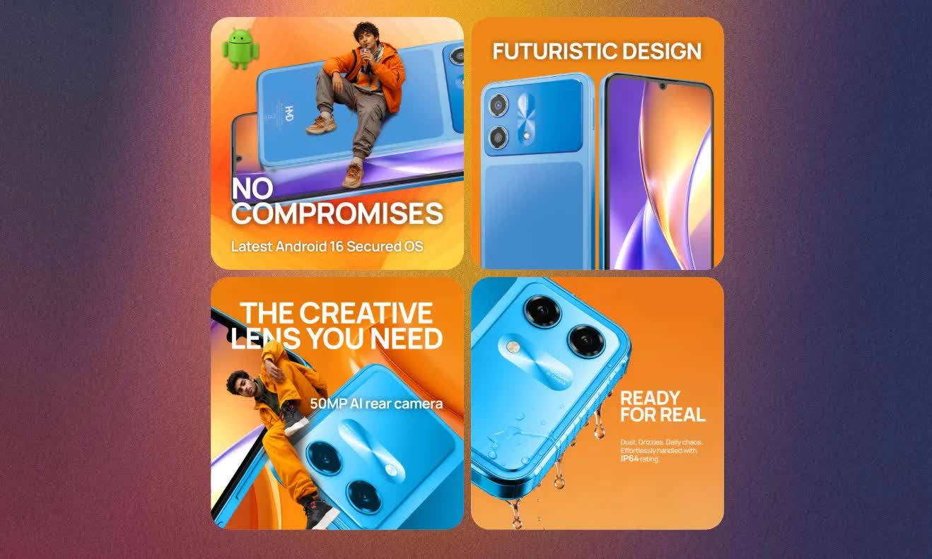 HMD ra mắt smartphone giống iPhone 17 Pro, giá chỉ 114 USD - Ảnh 1.
