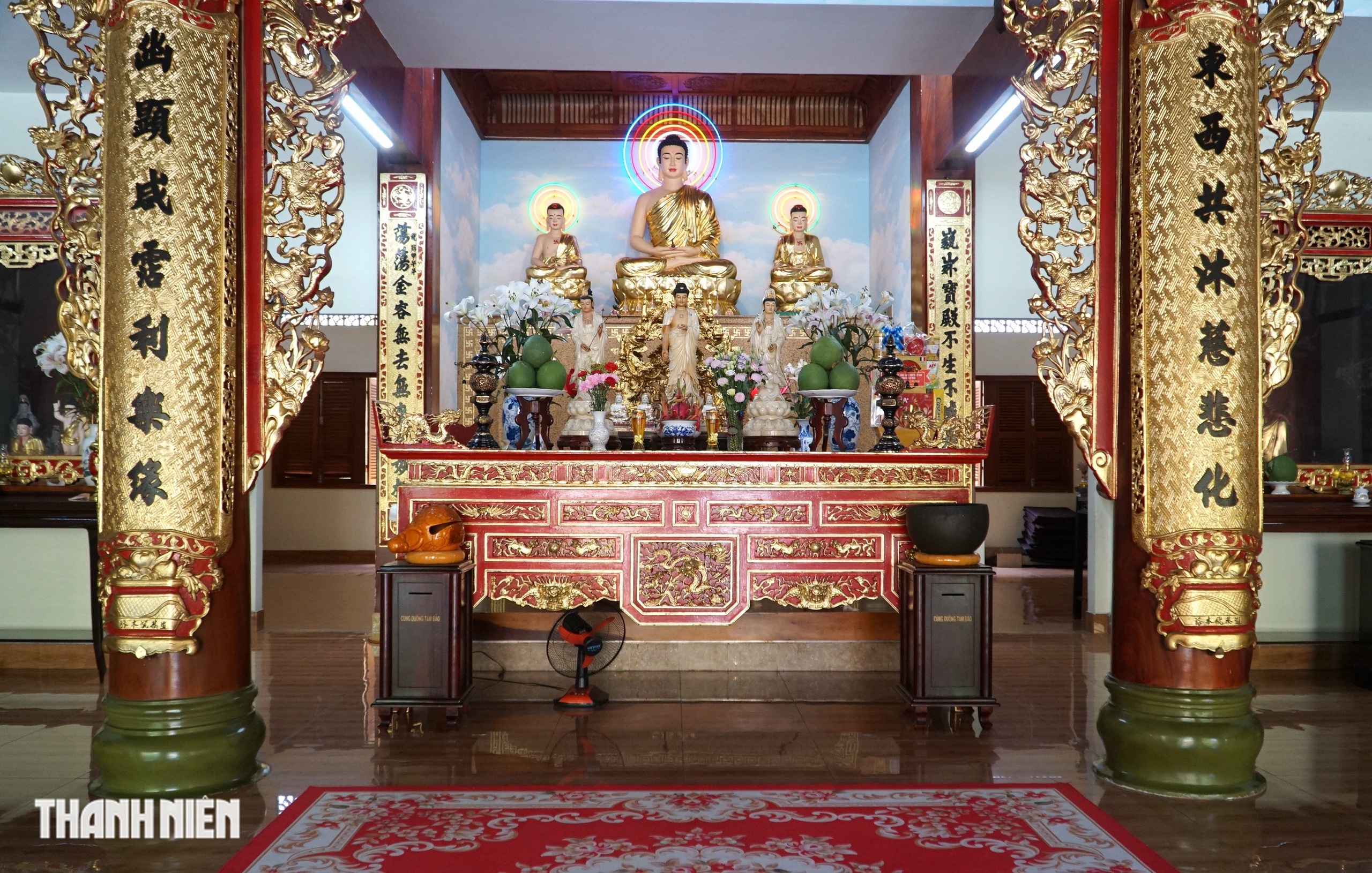 Chùa trong hẻm ở TP.HCM: Ngôi chùa kiểu miền Bắc, từng là nơi xóa mù chữ - Ảnh 5.