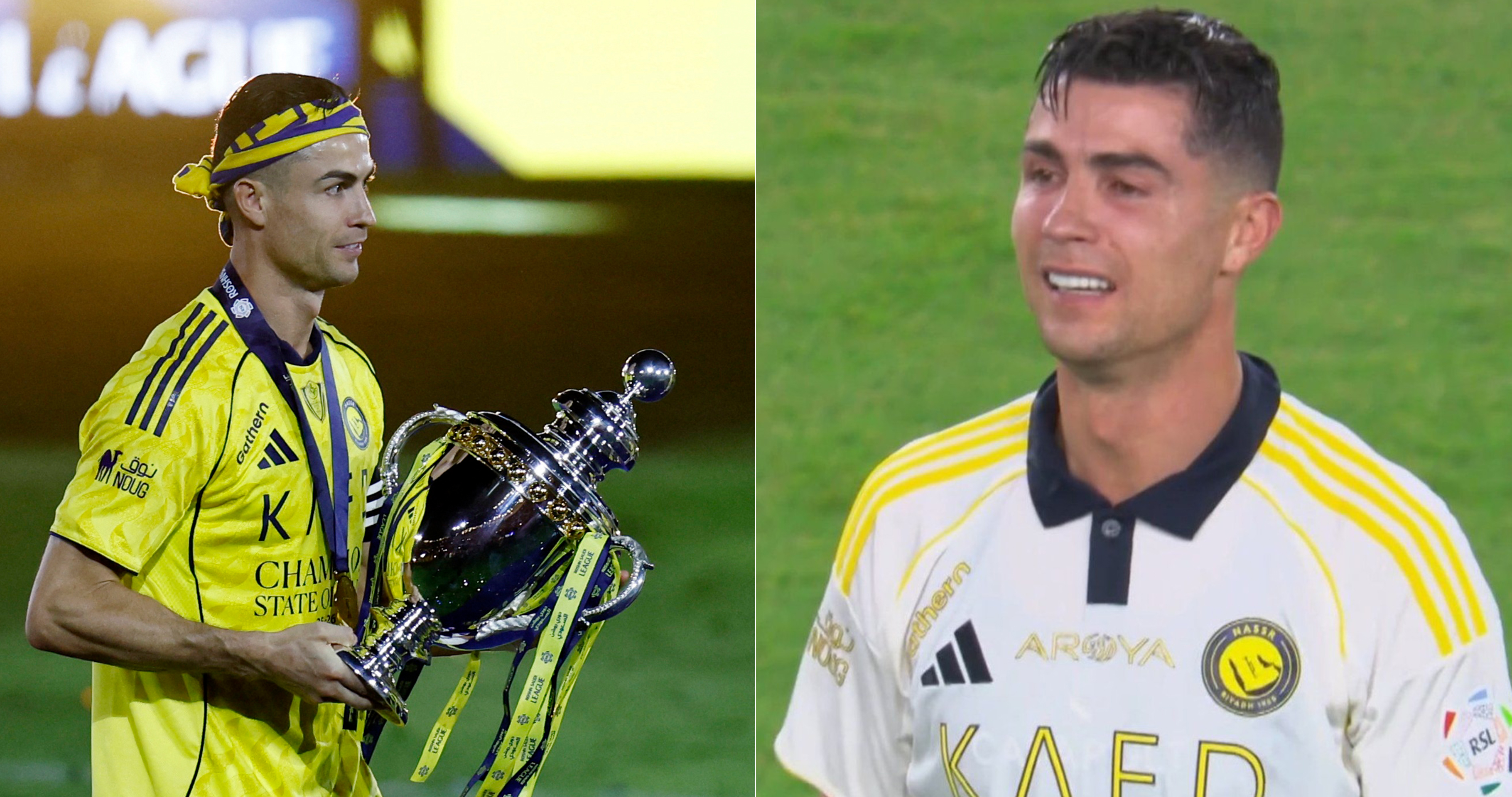 Vô địch Saudi Pro League ở tuổi 41, Ronaldo vẫn bật khóc như lần đầu giành cúp - Ảnh 1.